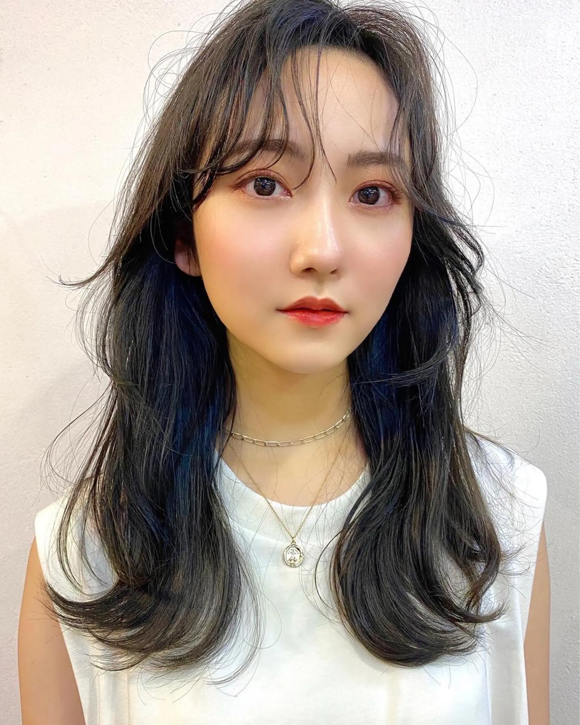 ロング カラー オリーブカラー 髪質改善 トリートメント 似合わせレイヤー 🇰🇷荒木洋文のヘアスタイル