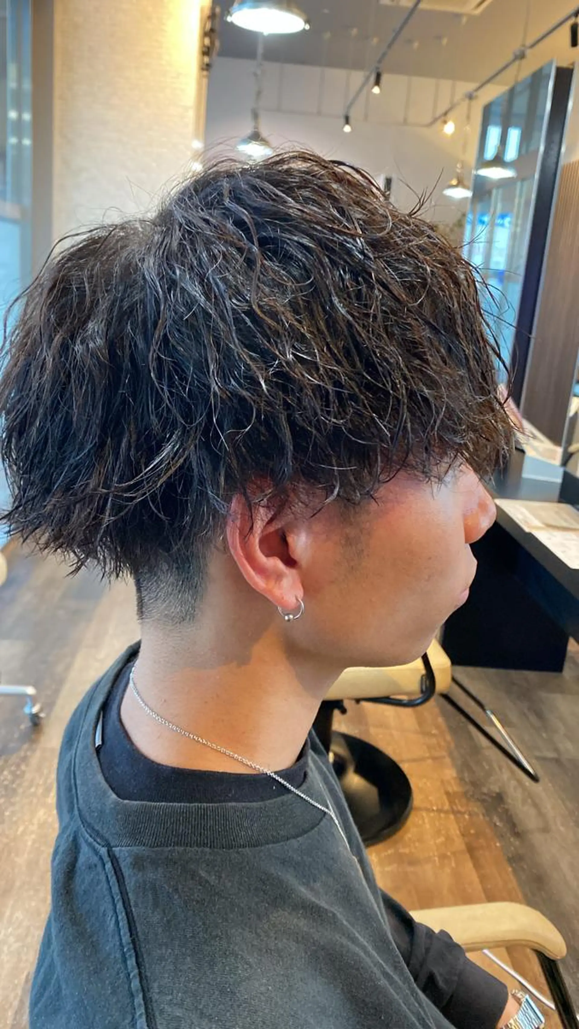 ショート パーマ メンズ カット パーマ STYLE所属・山本 勝巳のヘアスタイル