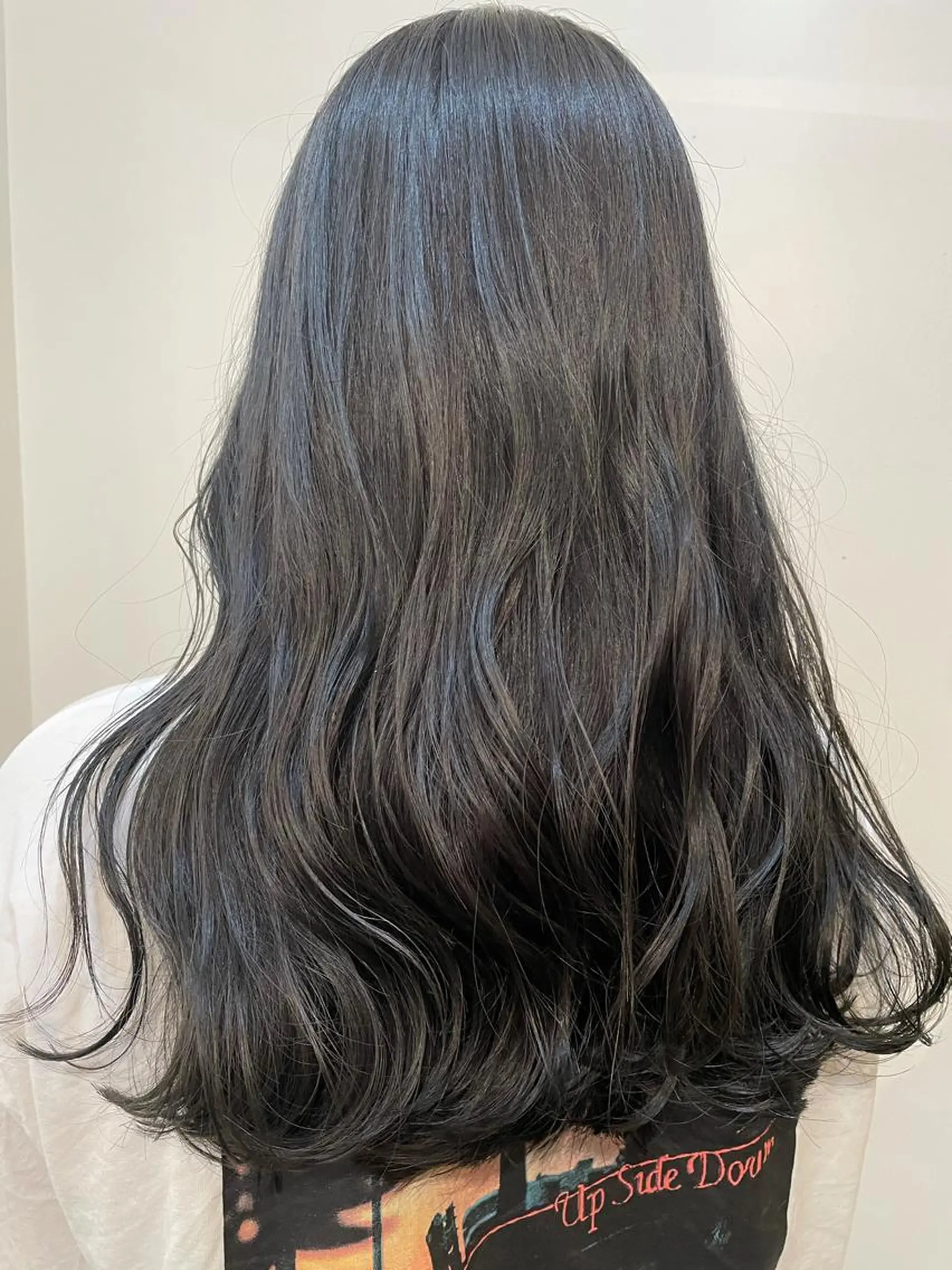 ロング カラー ブルーカラー 韓国風ヘア ニシウエ ヒロキのヘアスタイル