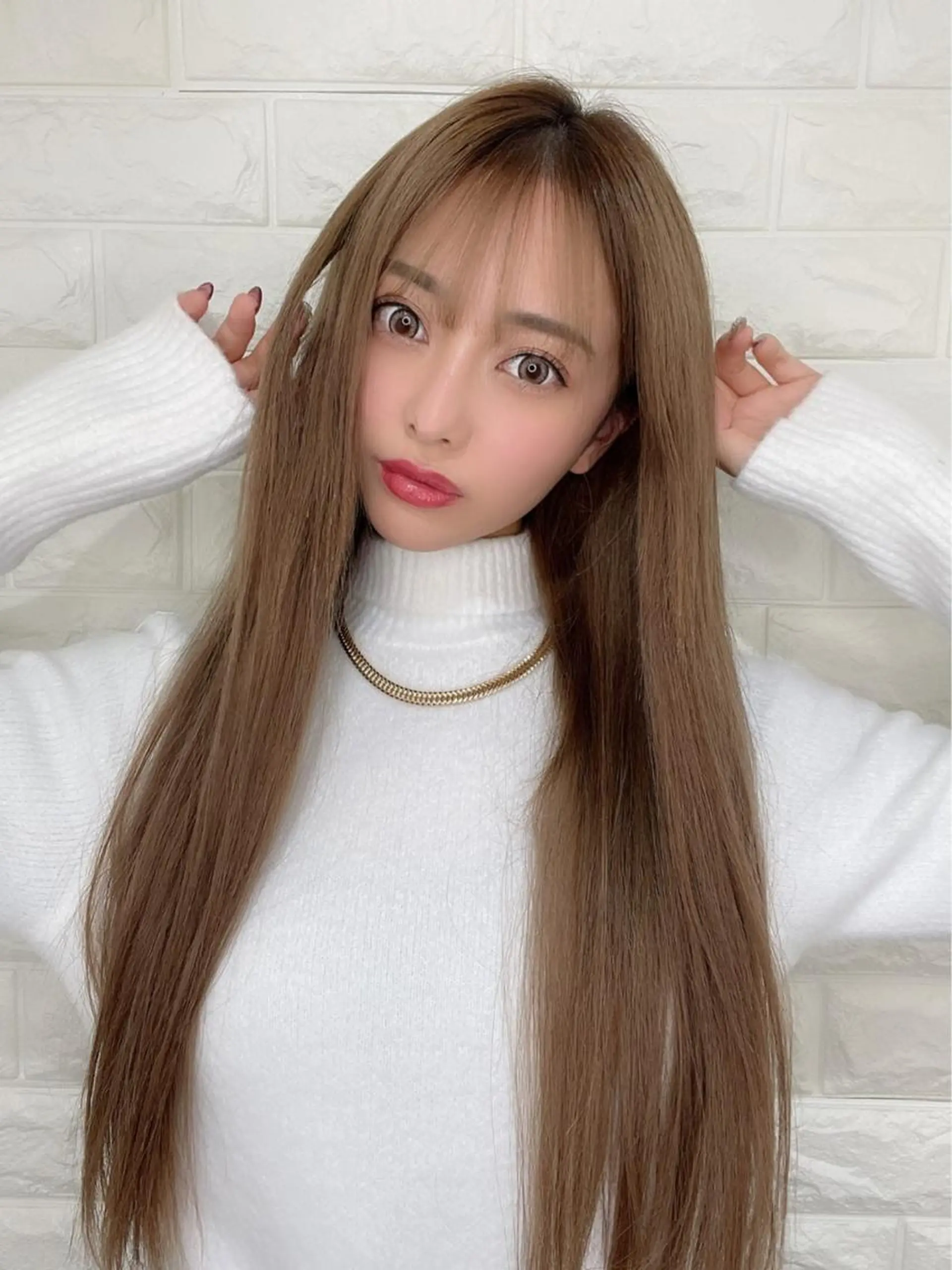 ロング カラー 美髪矯正 髪質改善 羽田セイゴーのヘアスタイル