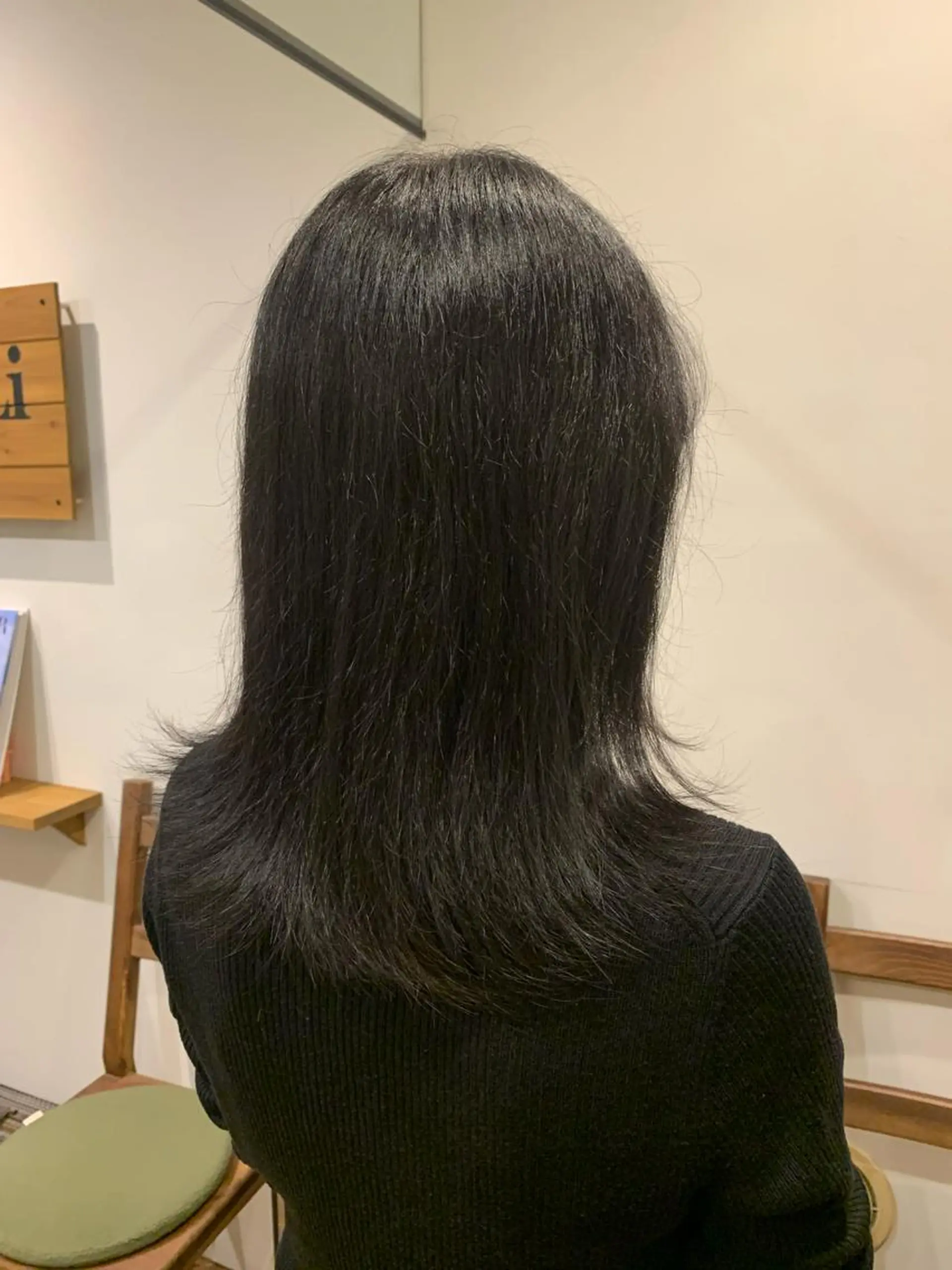 カラー 黒髪 ブルーカラー ブルーブラック rimi/ショート /透明感カラーのヘアスタイル