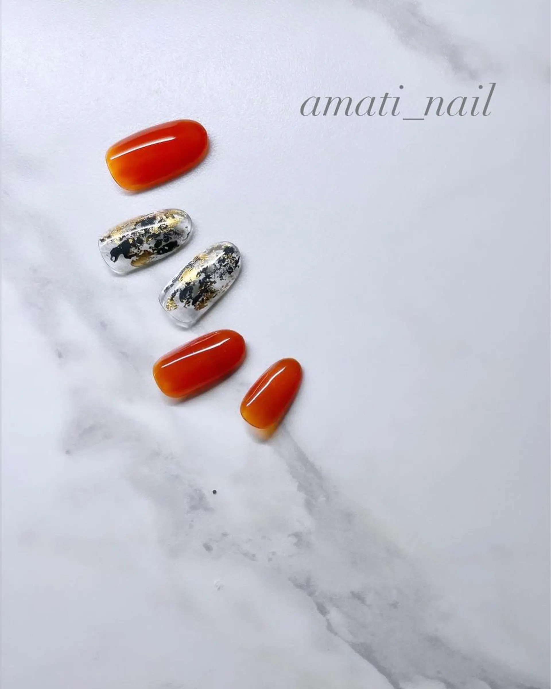 ネイル マグネットネイル ミラーネイル ニュアンスネイル ワンカラーネイル 春ネイル フットネイル amati_nail TAKAKOのネイルデザイン