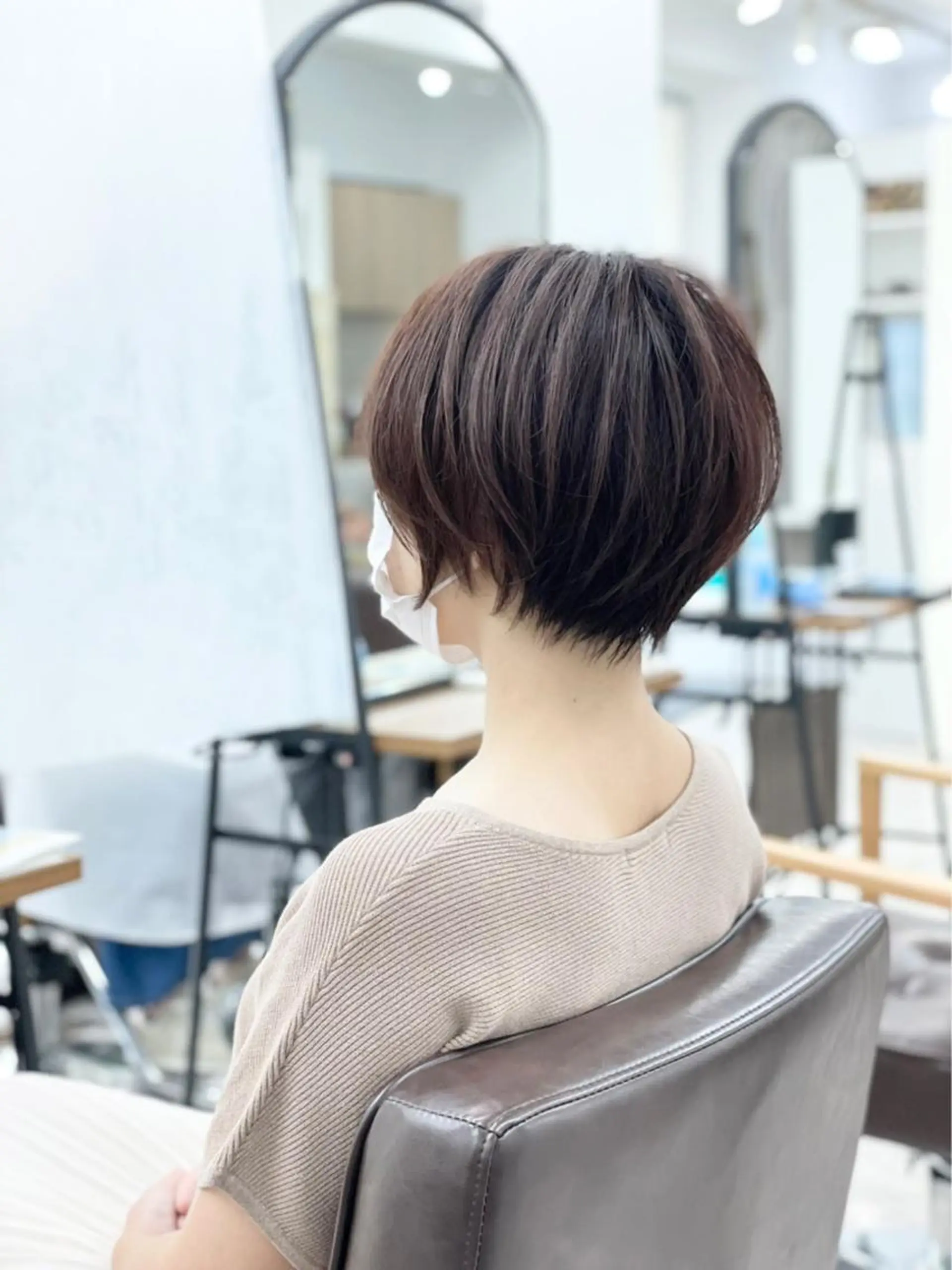 ショート カット トリートメント ハイライト&曲がる 縮毛矯正特化 玉置のヘアスタイル