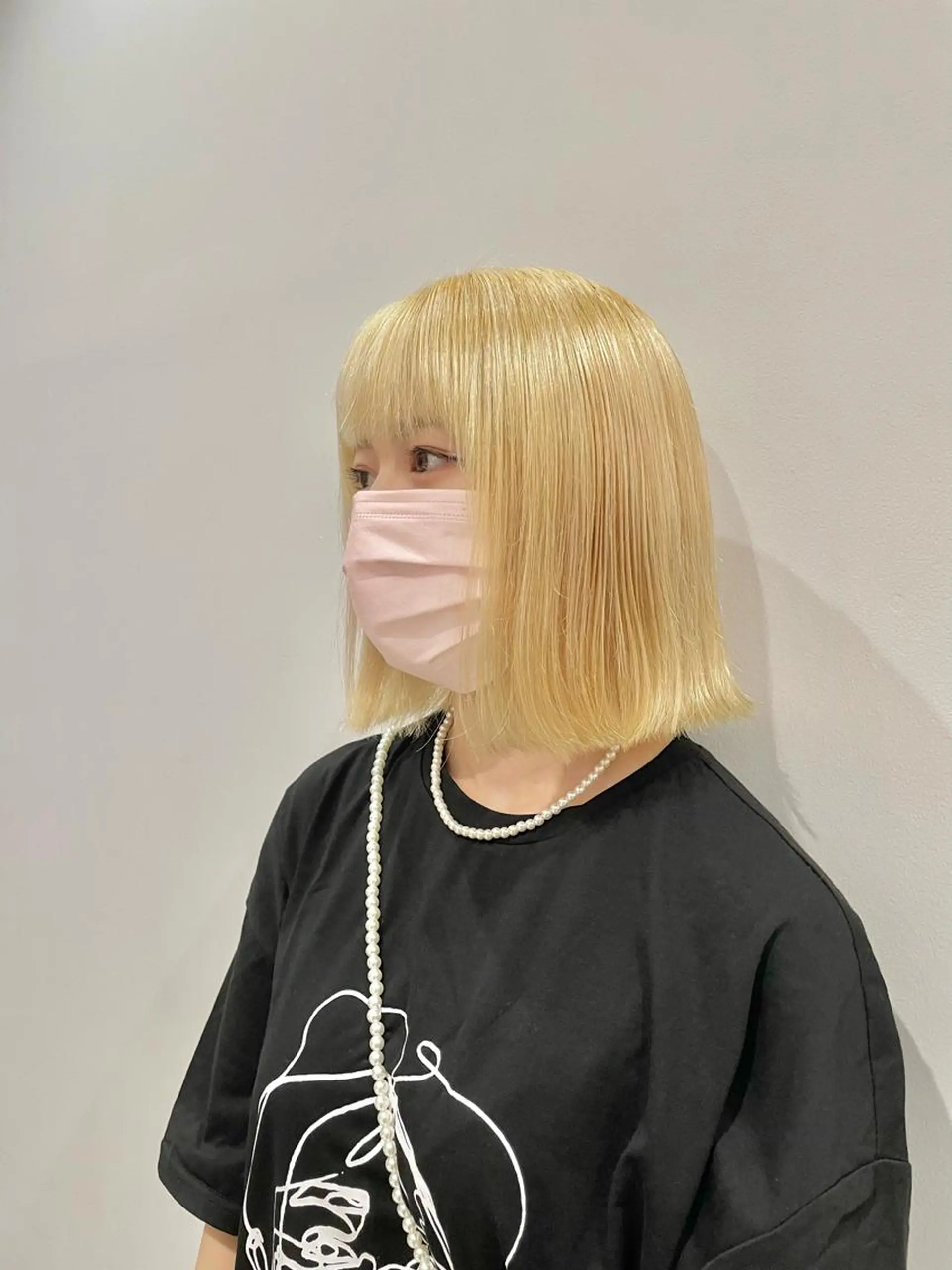 ミディアム カラー ブロンド ufu所属・🫧KOWATA KASUMI🫧のヘアスタイル