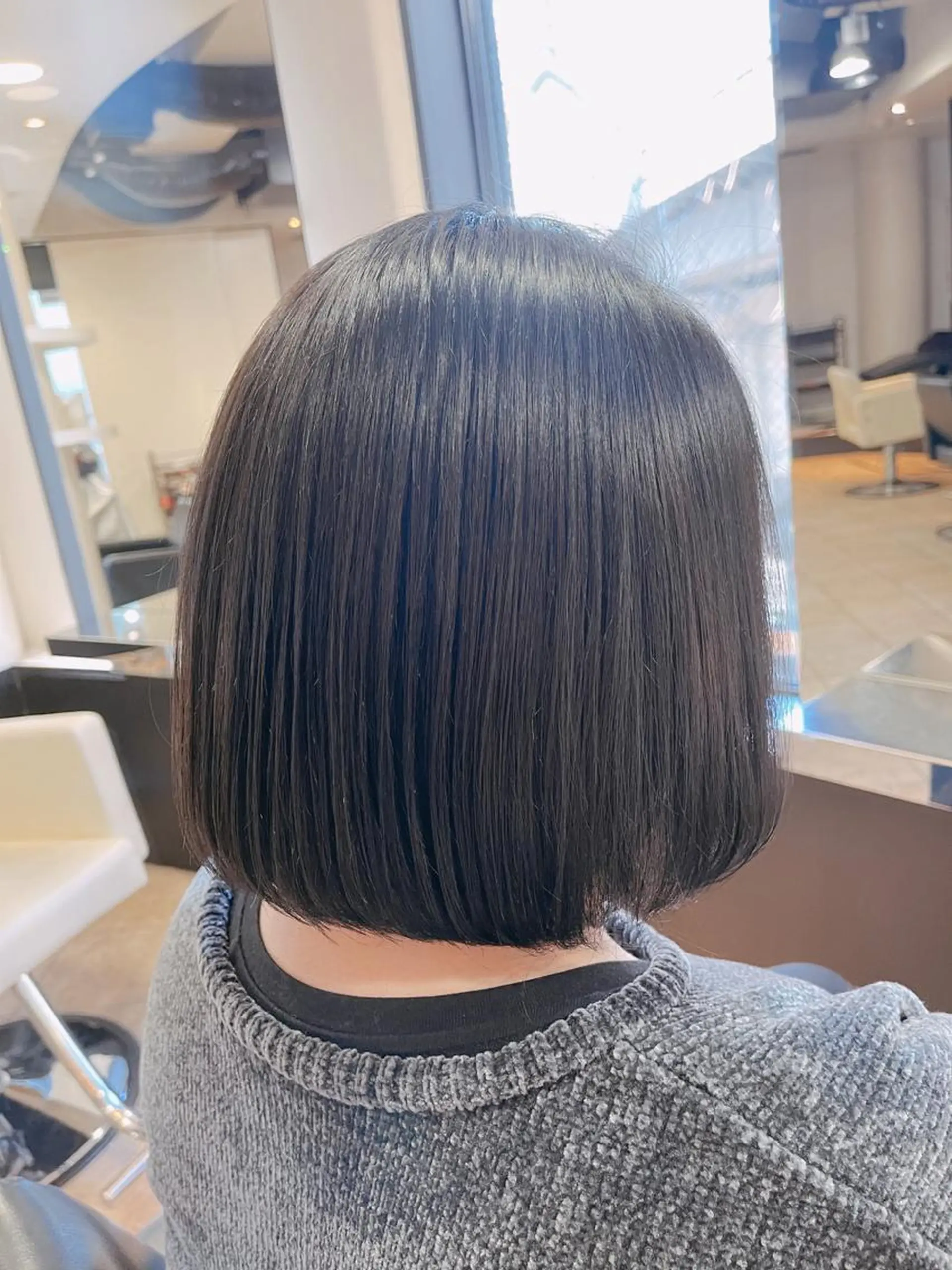 ショート パーマ 酸性ストレート ストレートパーマ 川崎 龍馬のヘアスタイル