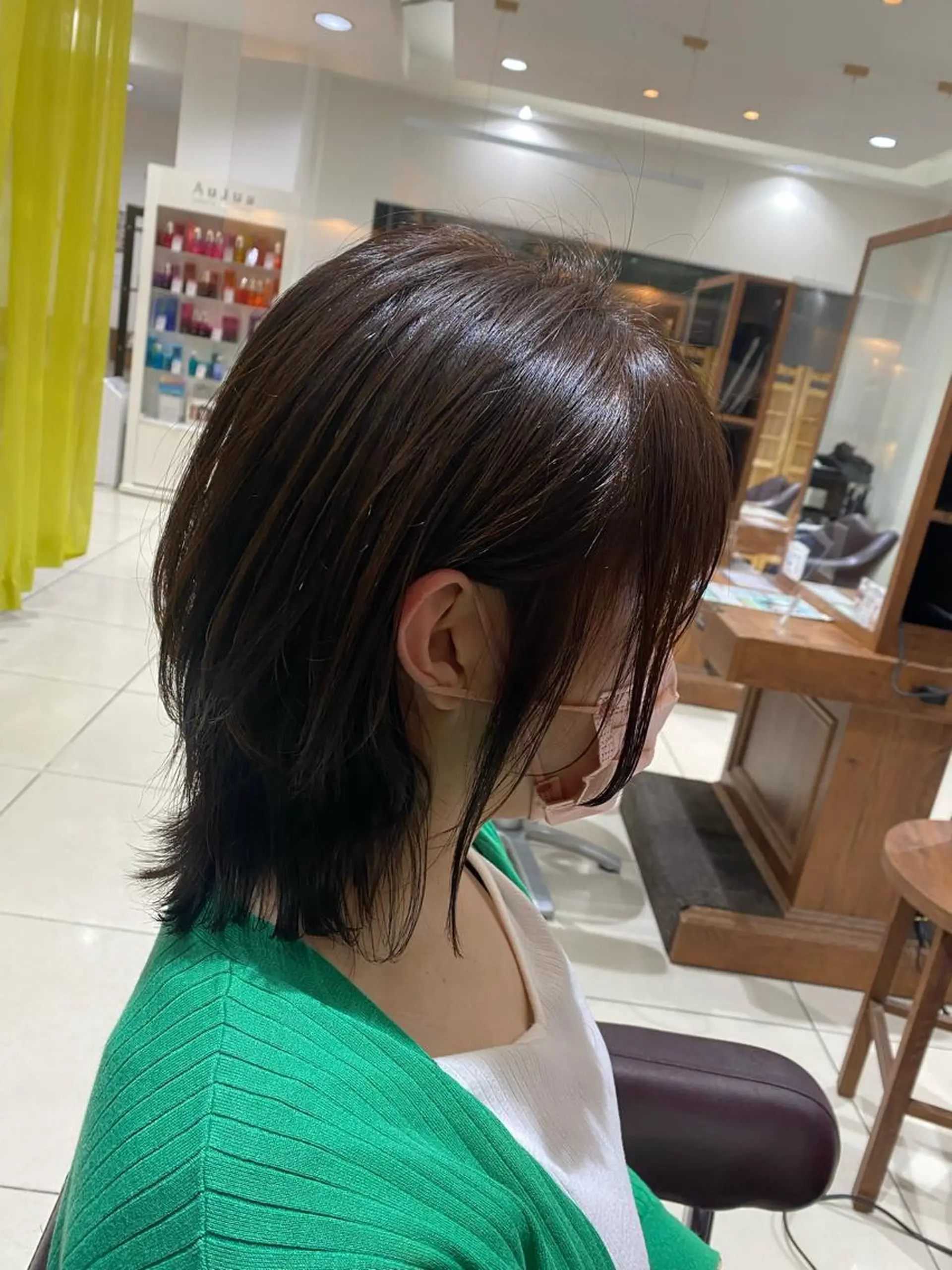 ミディアム カラー くびれヘア BLENDby happiness所属・KAORU/絹髪 /髪質改善/奈良のヘアスタイル