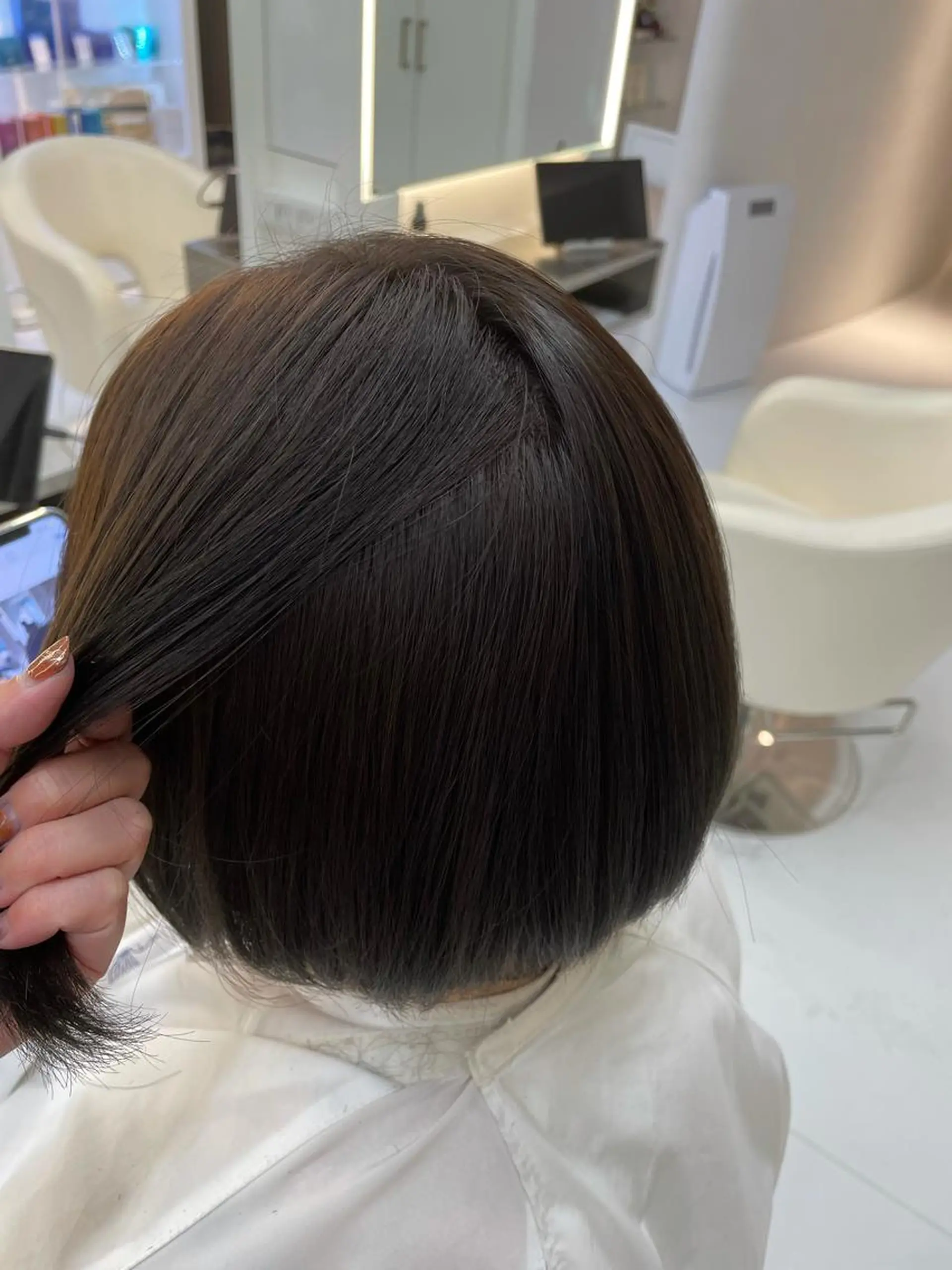 ショート 縮毛矯正 💈髪質改善メニュー 佐藤 萌💈のヘアスタイル
