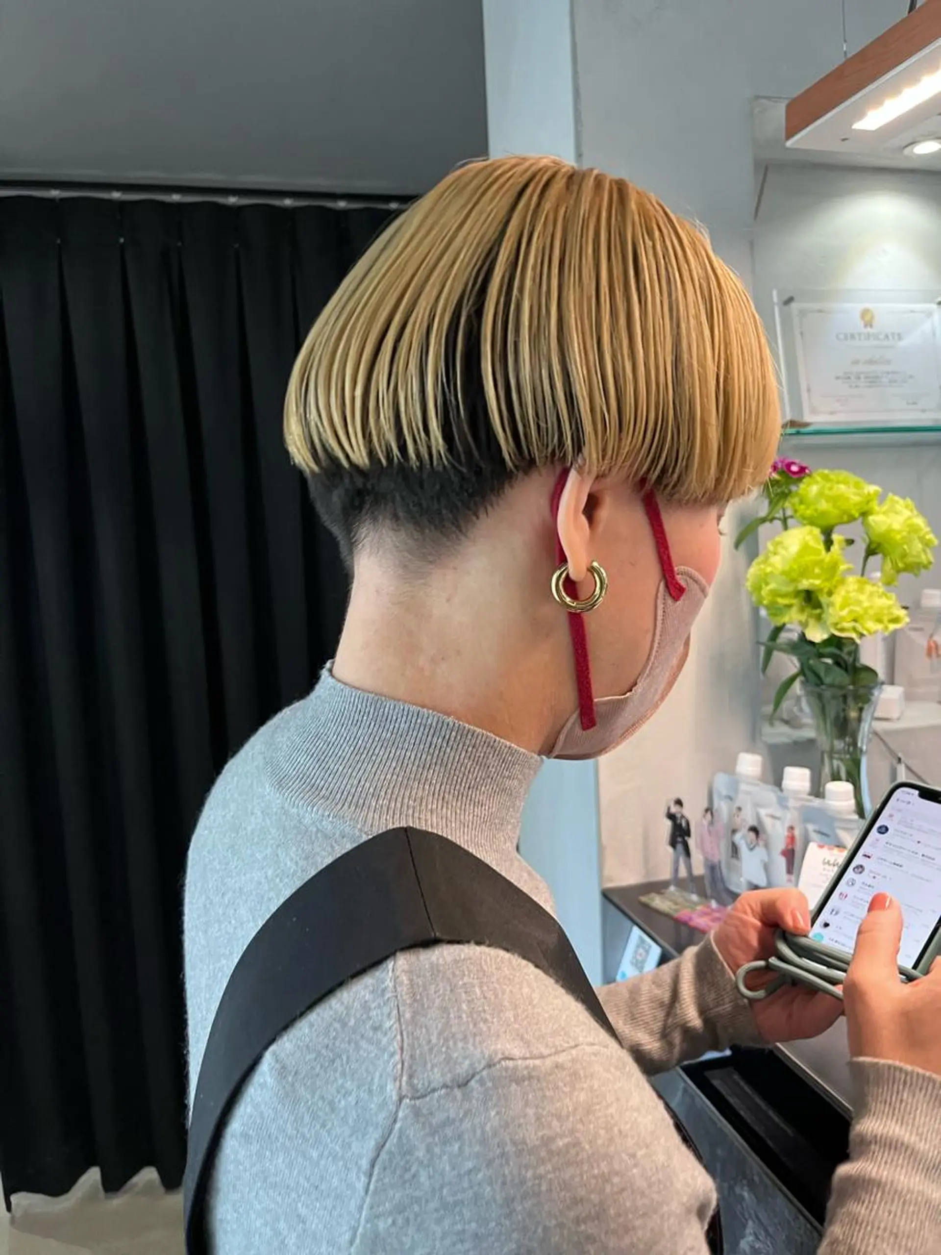 ショート カット ヘアカラー heir studio Baretta所属・山本 銀次郎のヘアスタイル