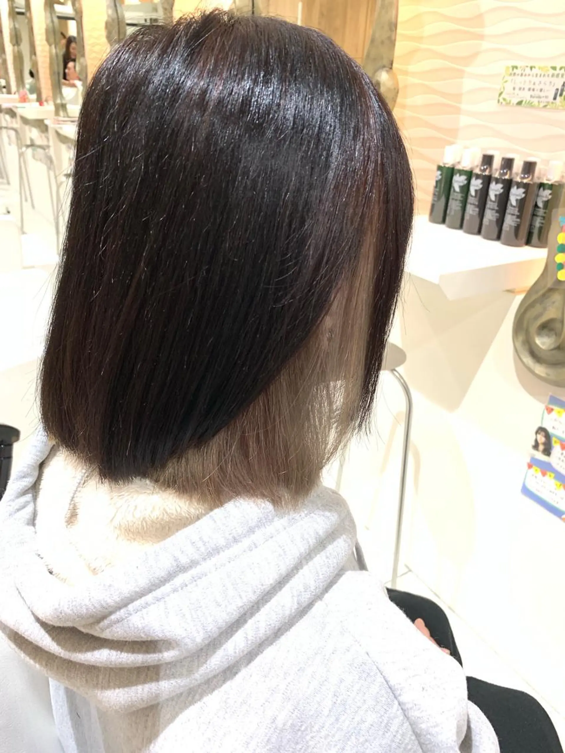 ミディアム カラー ヘアカラー トリートメント 松吉 純平のヘアスタイル