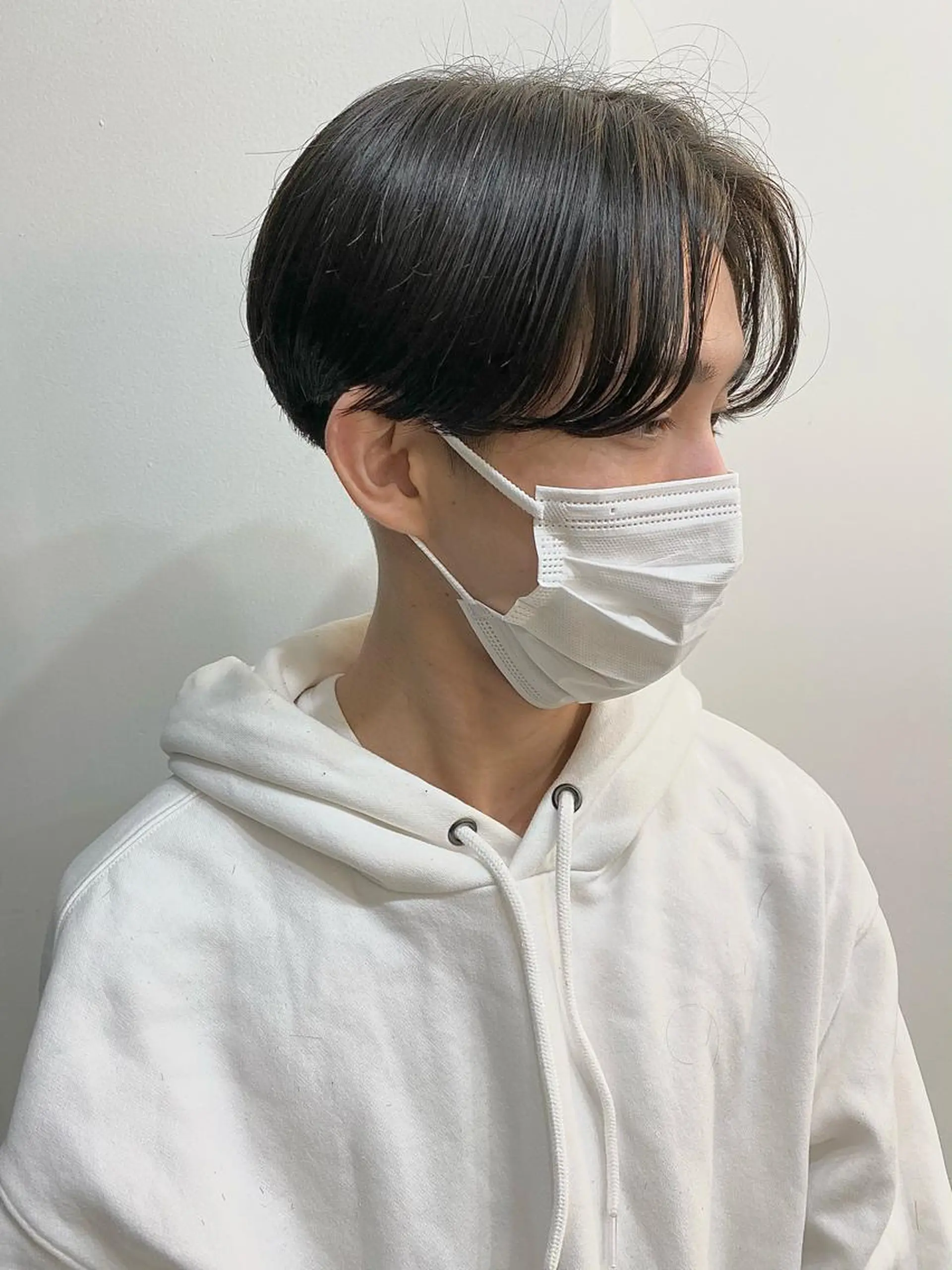 ショート メンズ センターパート デザインカラー/ 火ノ見🪡のヘアスタイル