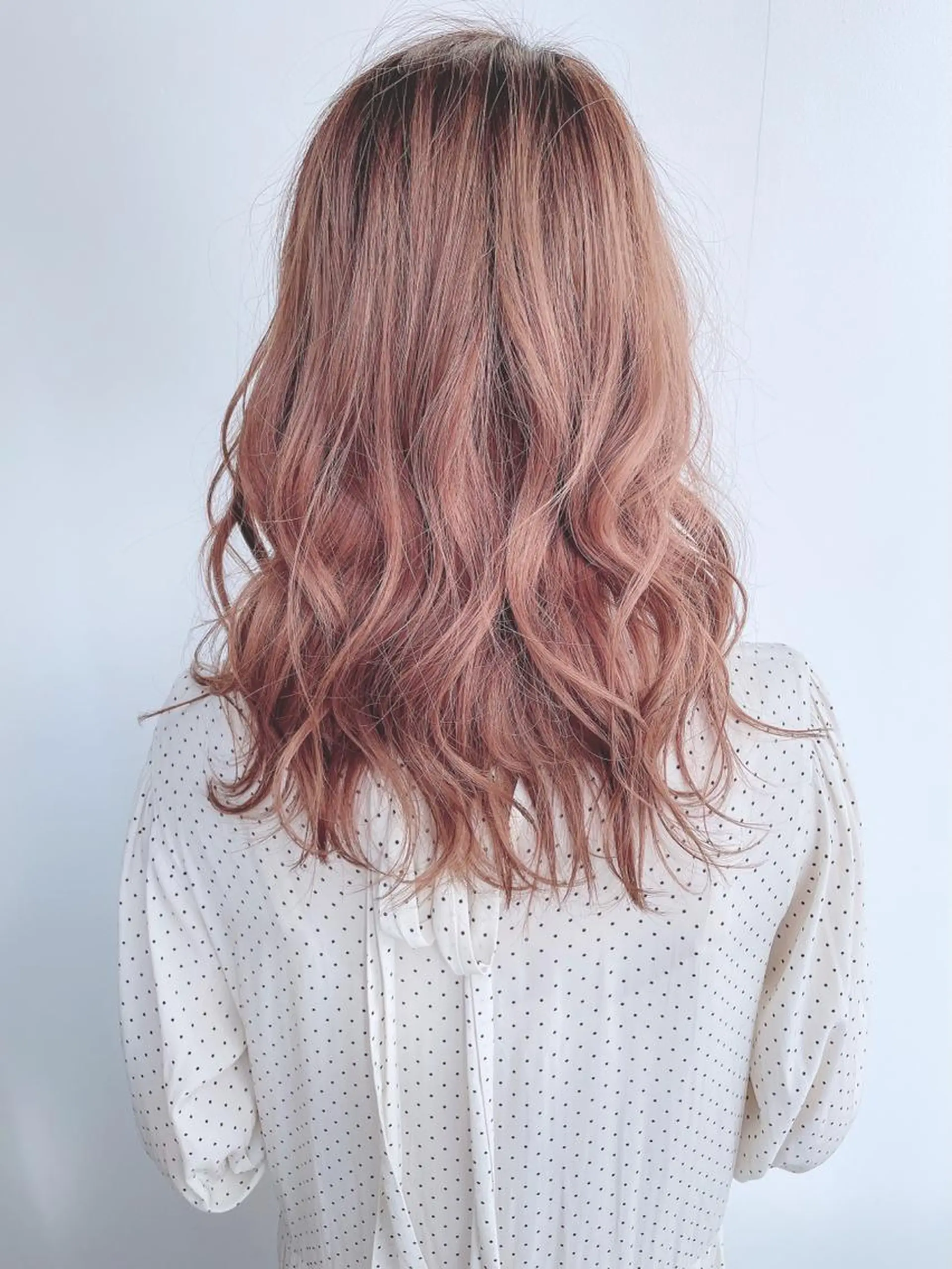 ミディアム カラー パーマ ヘアアレンジ 美髪矯正 Rioのヘアスタイル