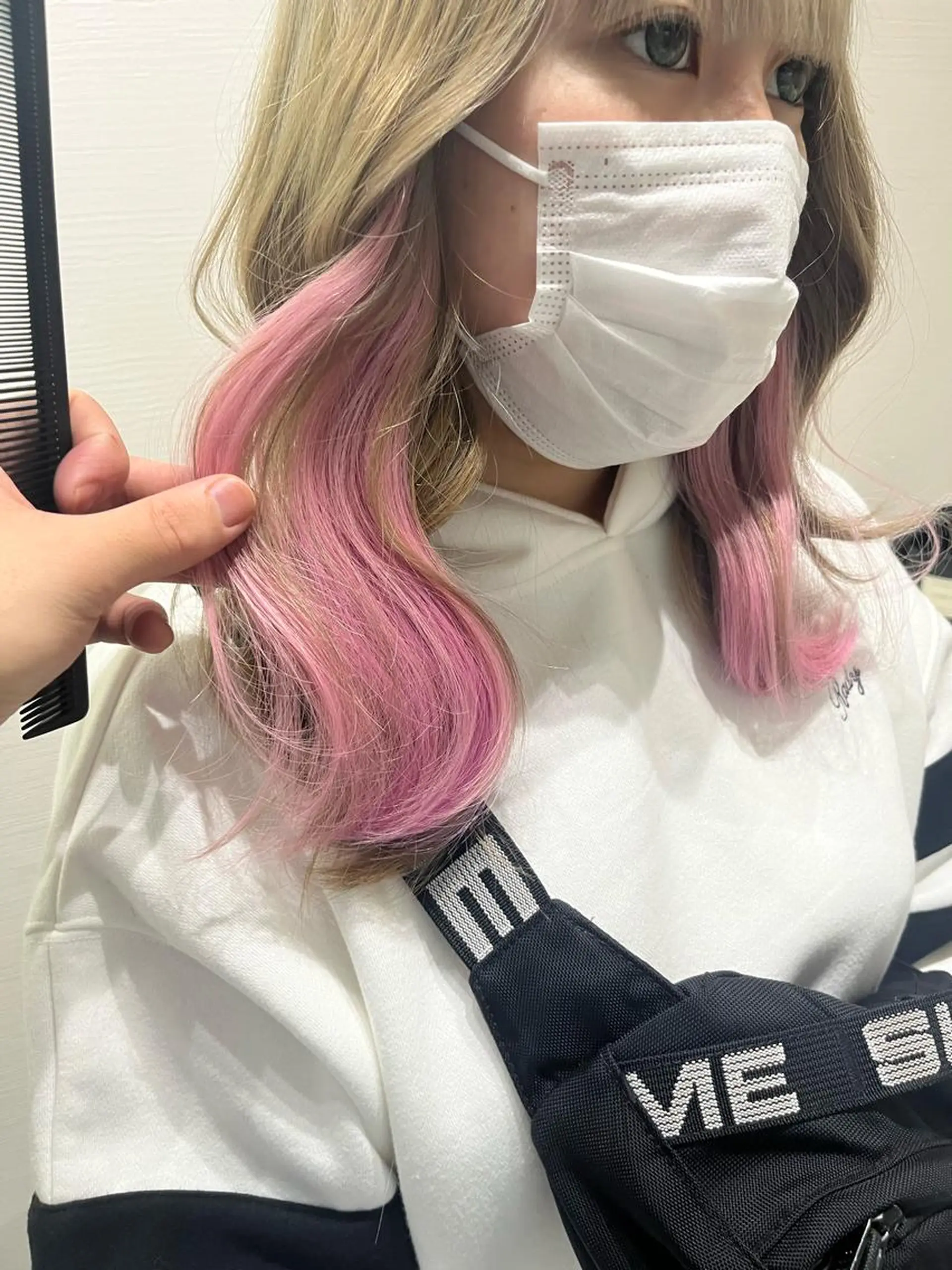 セミロング ヘアアレンジ エクステ エクステ 韓国ヘア🇰🇷 RYOTAのヘアスタイル