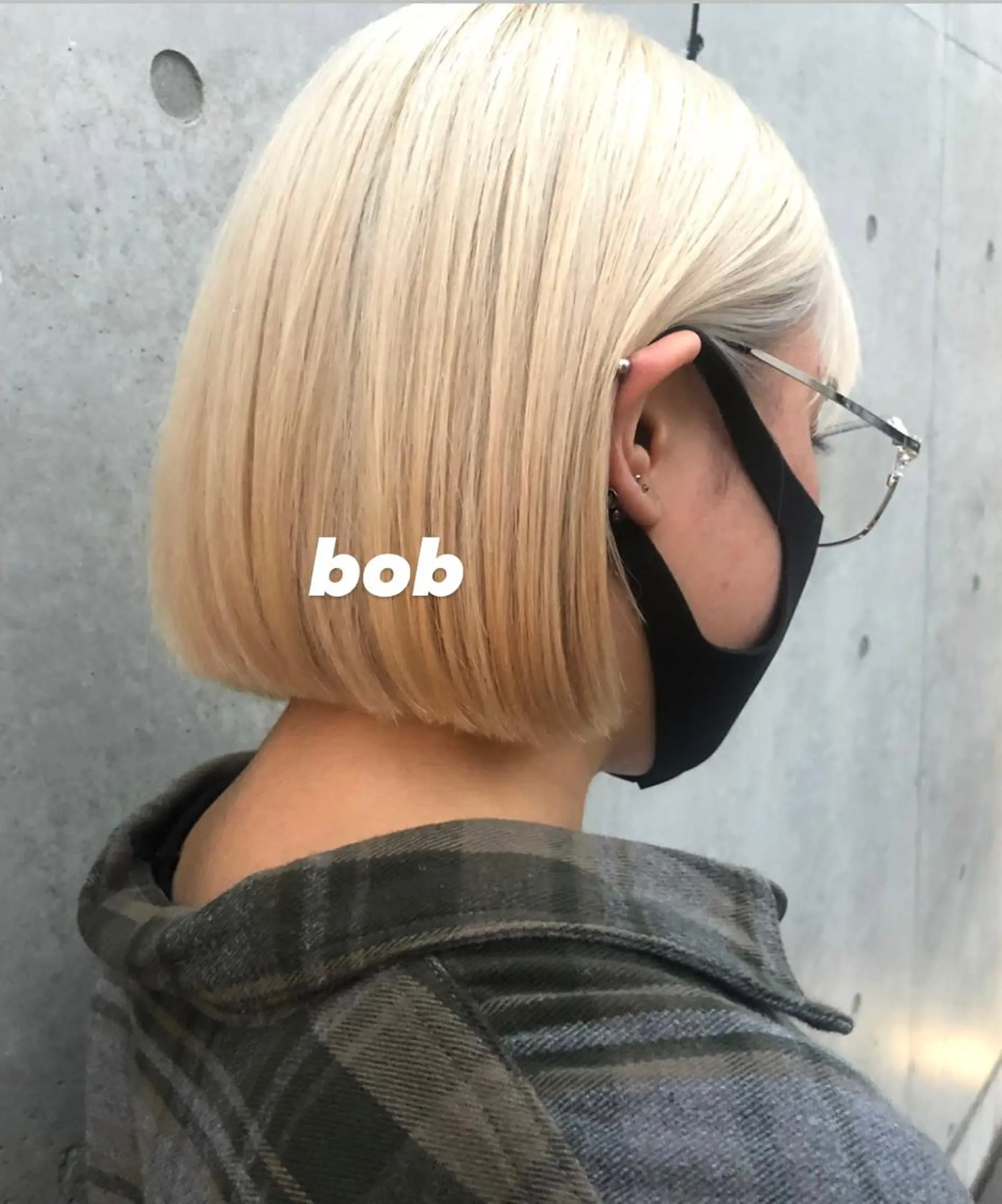 ショート パーマ ヘアアレンジ ネイル マツエク・マツパ Miku /ブリーチ/ボブのヘアスタイル