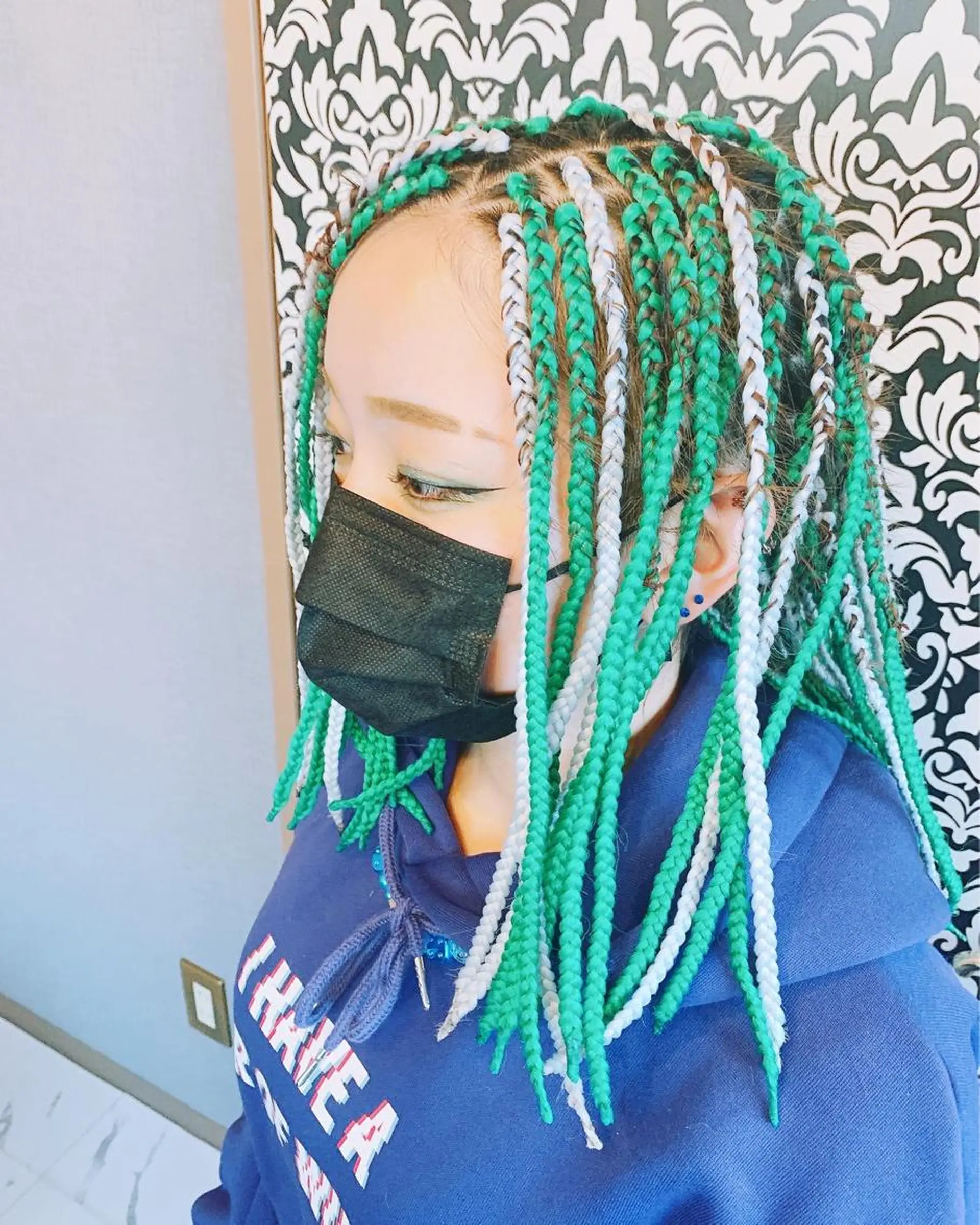 セミロング ヘアアレンジ エクステ ヘアセット SPINEL Sawaのヘアスタイル