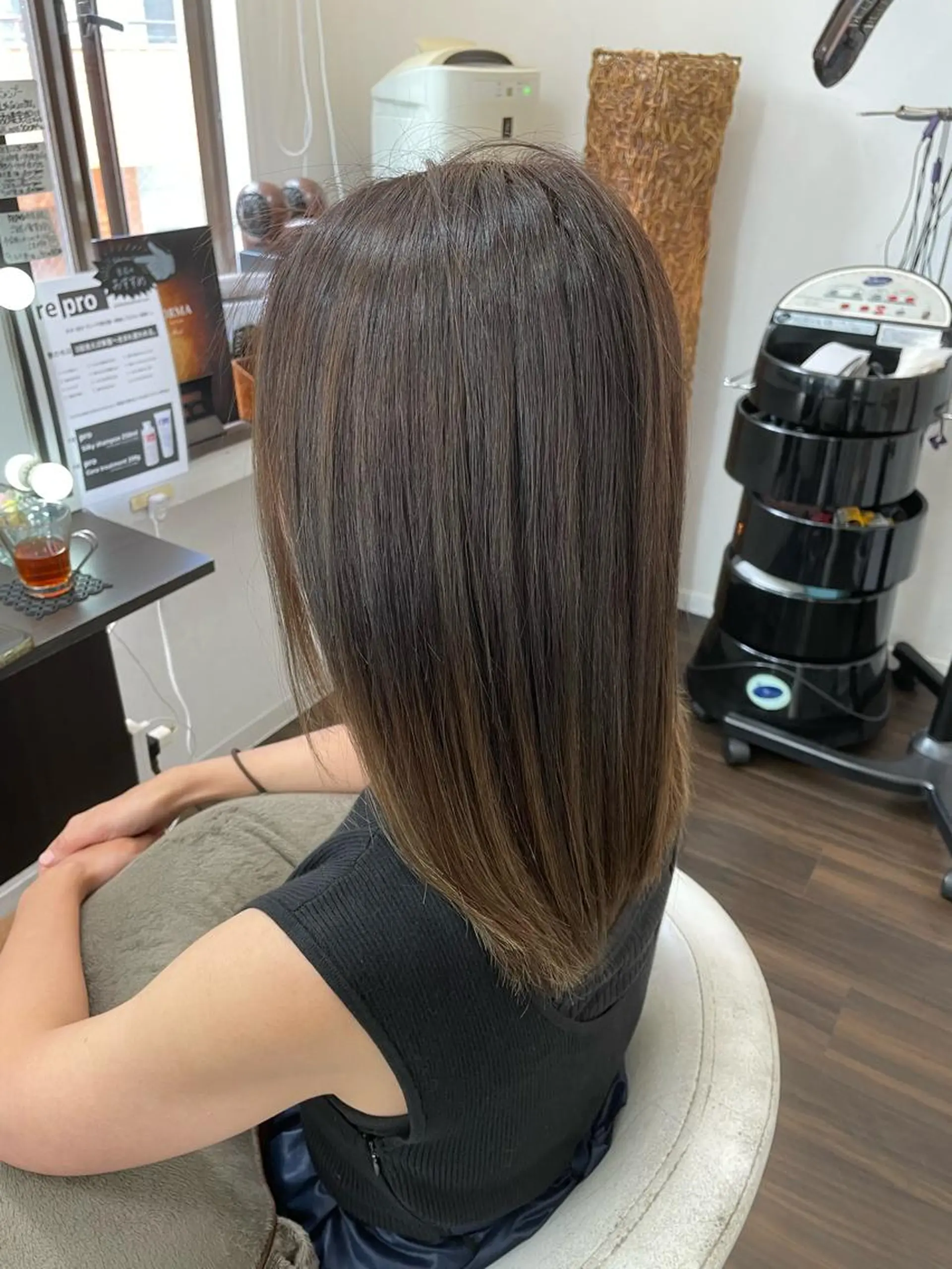 セミロング レイヤーカット カット ヘアカラー トリートメント ヘッドスパ 髪質改善FORMA 💫✨S.Katohのヘアスタイル