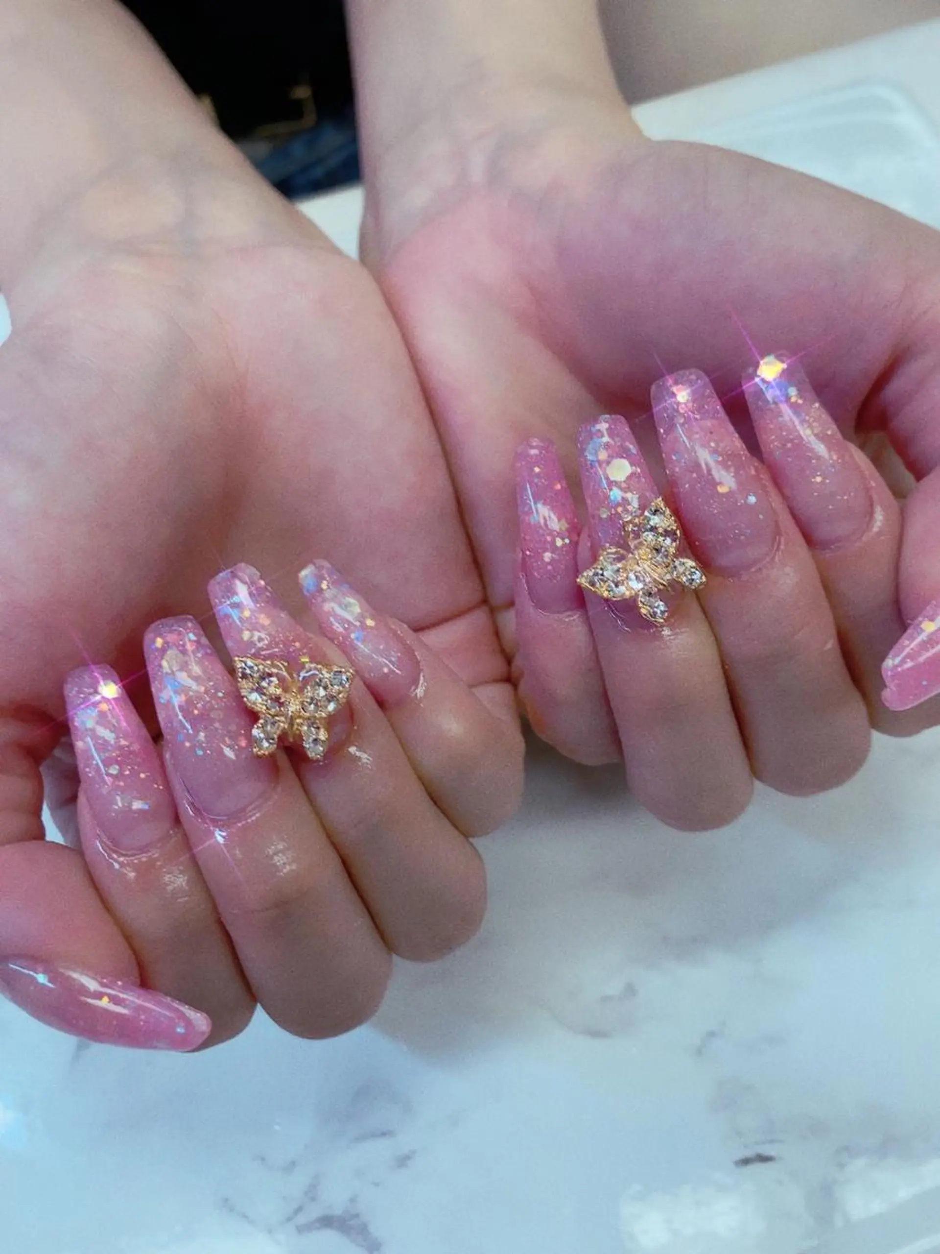 セミロング ハンドネイル Nail R💫 naoのネイルデザイン