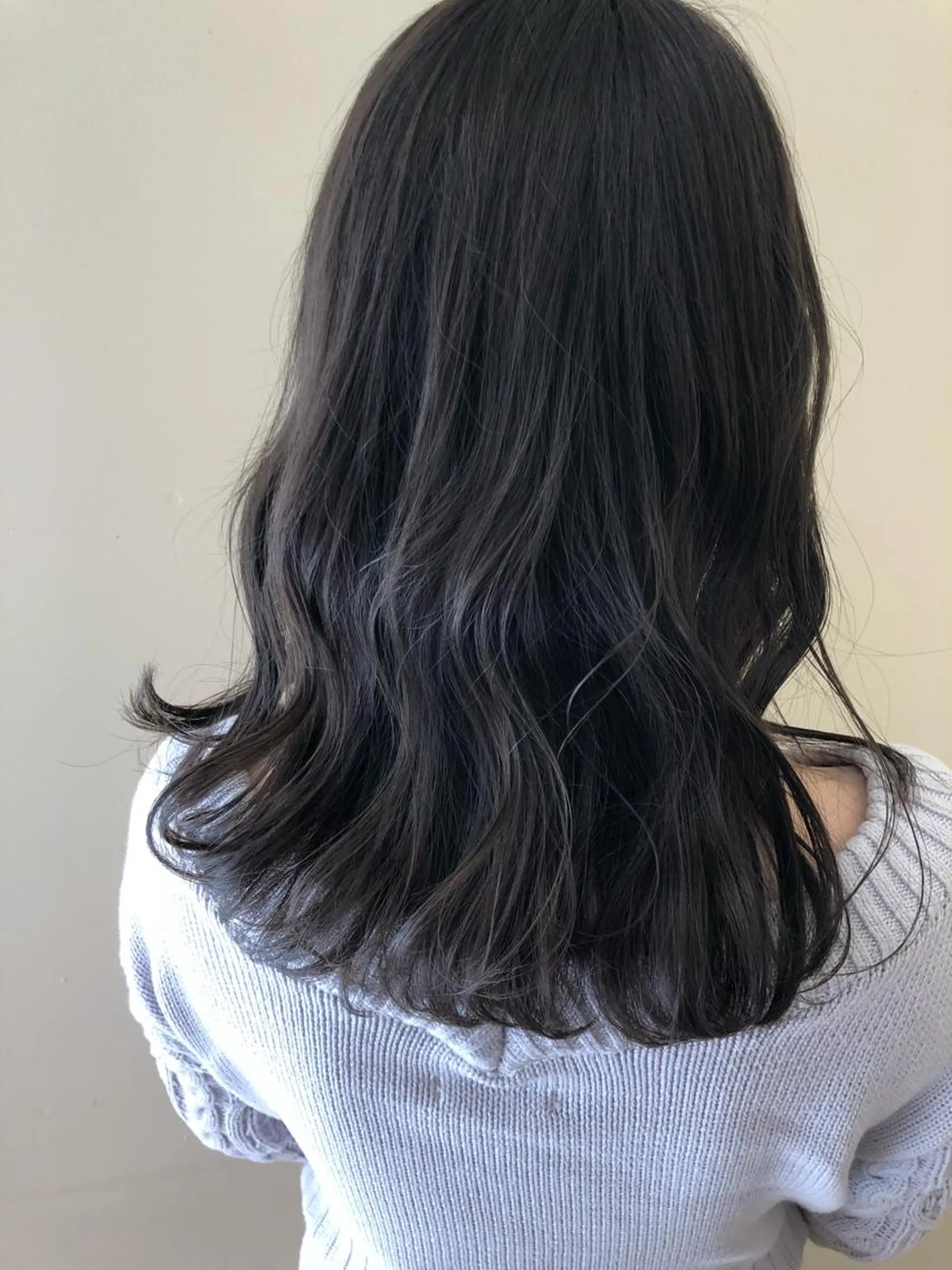 ミディアム カラー カット ヘアカラー トリートメント eclat suzumiのヘアスタイル