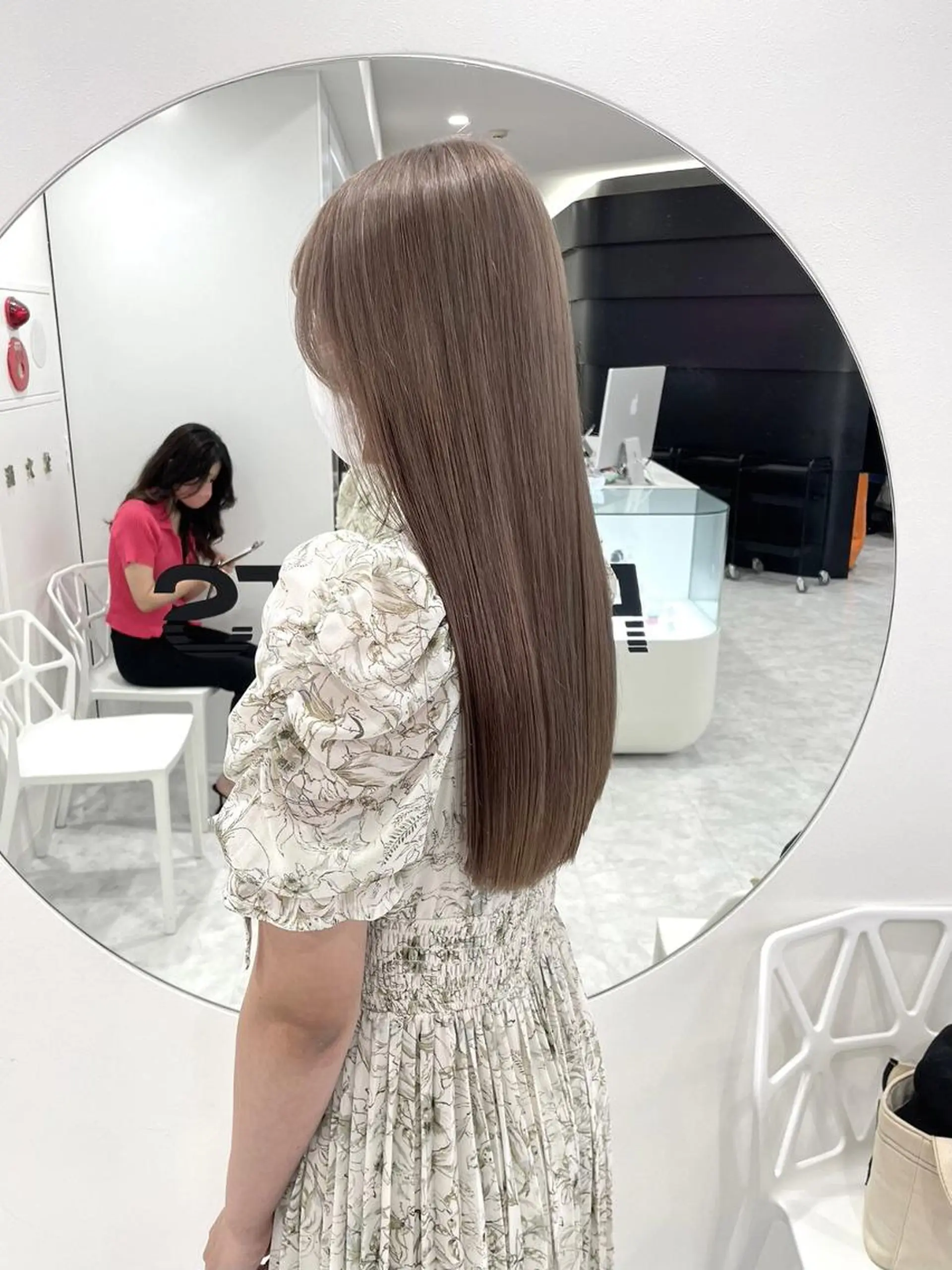 カラー 透明感🫧ナチュラル 上品ヘア🫧銀座のヘアスタイル