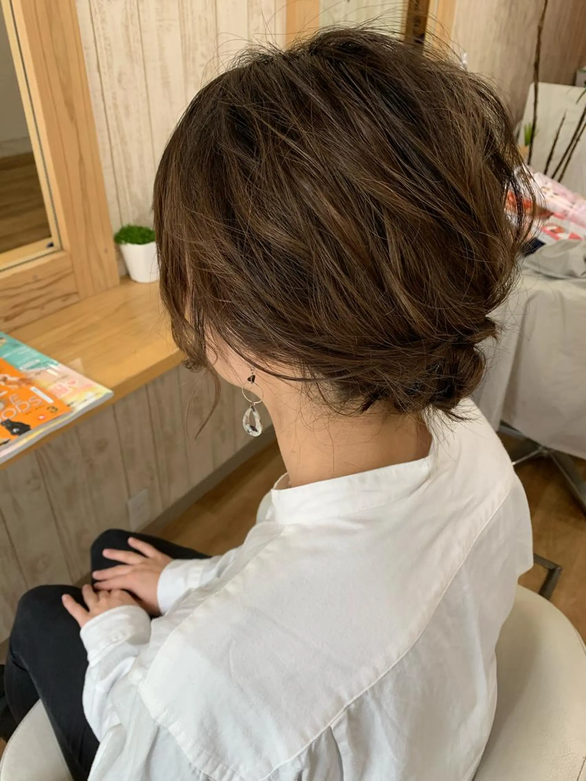 ヘアアレンジ 結婚式・ブライダル ボブ 卒業式のヘアスタイル Hair＆ＭakeEPIC所属・hair &make EPICRUMIのヘアスタイル
