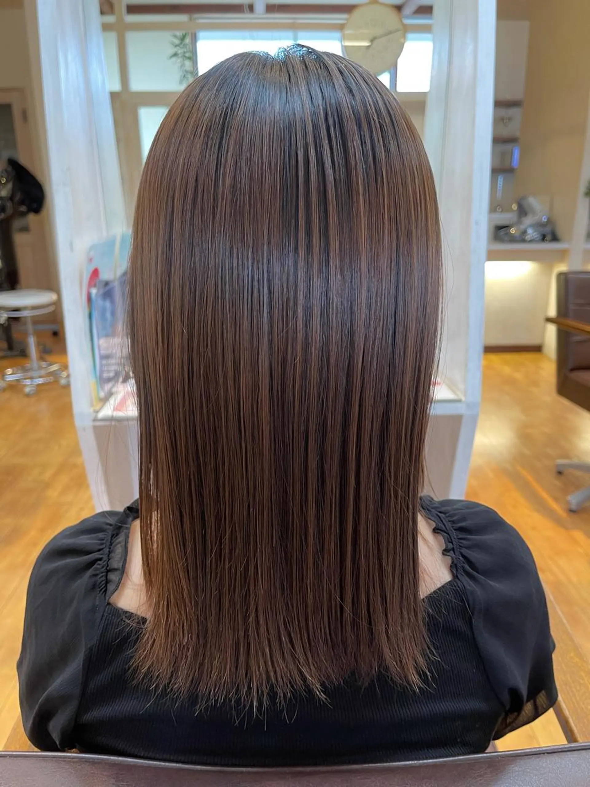 ロング 縮毛矯正 トリートメント BALANCE vivi バランス ヴィヴィ所属・梶谷 和希のヘアスタイル