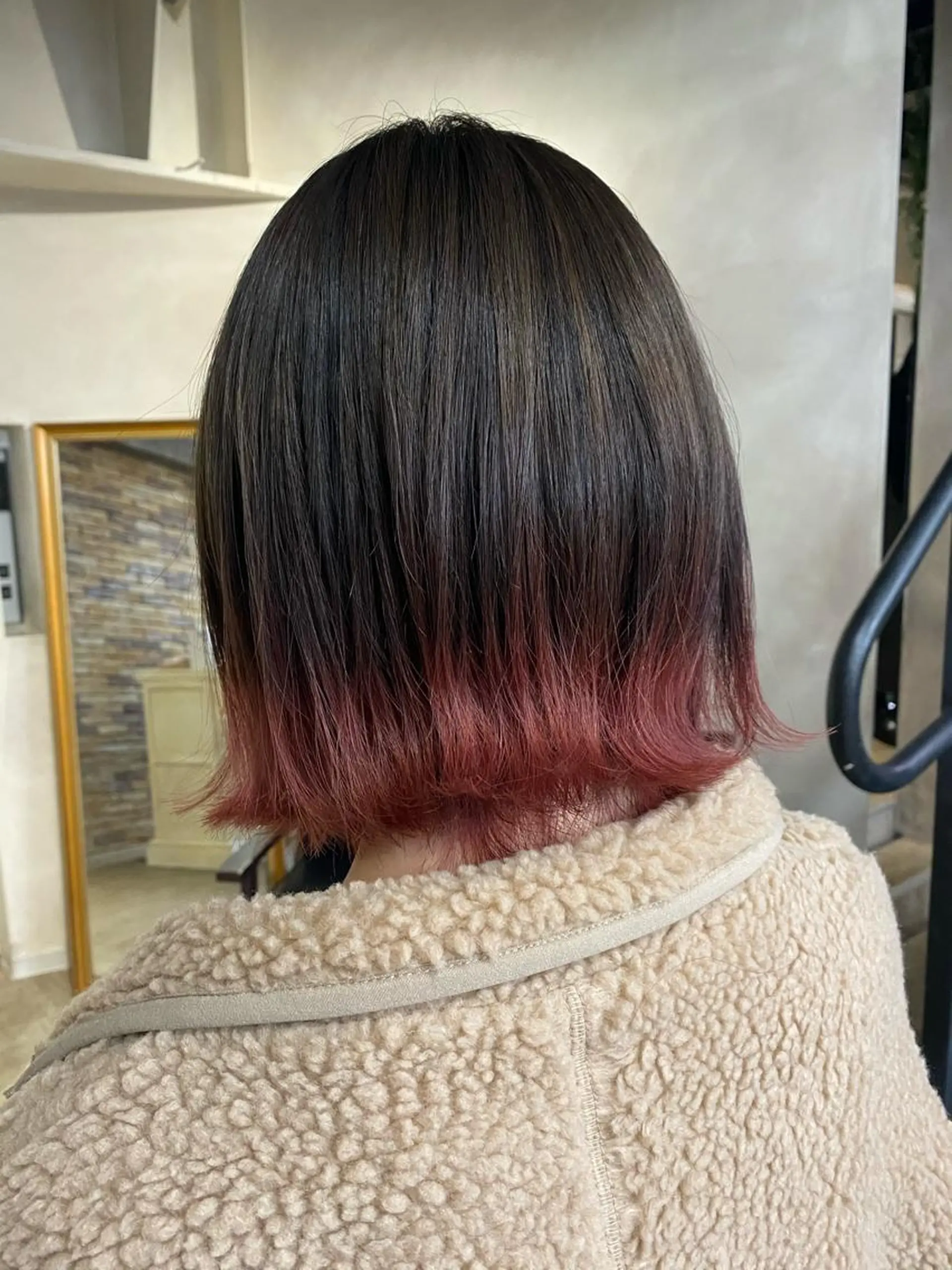 ショート カラー ブリーチ グラデーションカラー ピンクカラー ヘアカラー ALLY（アリー）所属・ミニモお気に入り数 No.1宍戸雄弥のヘアスタイル