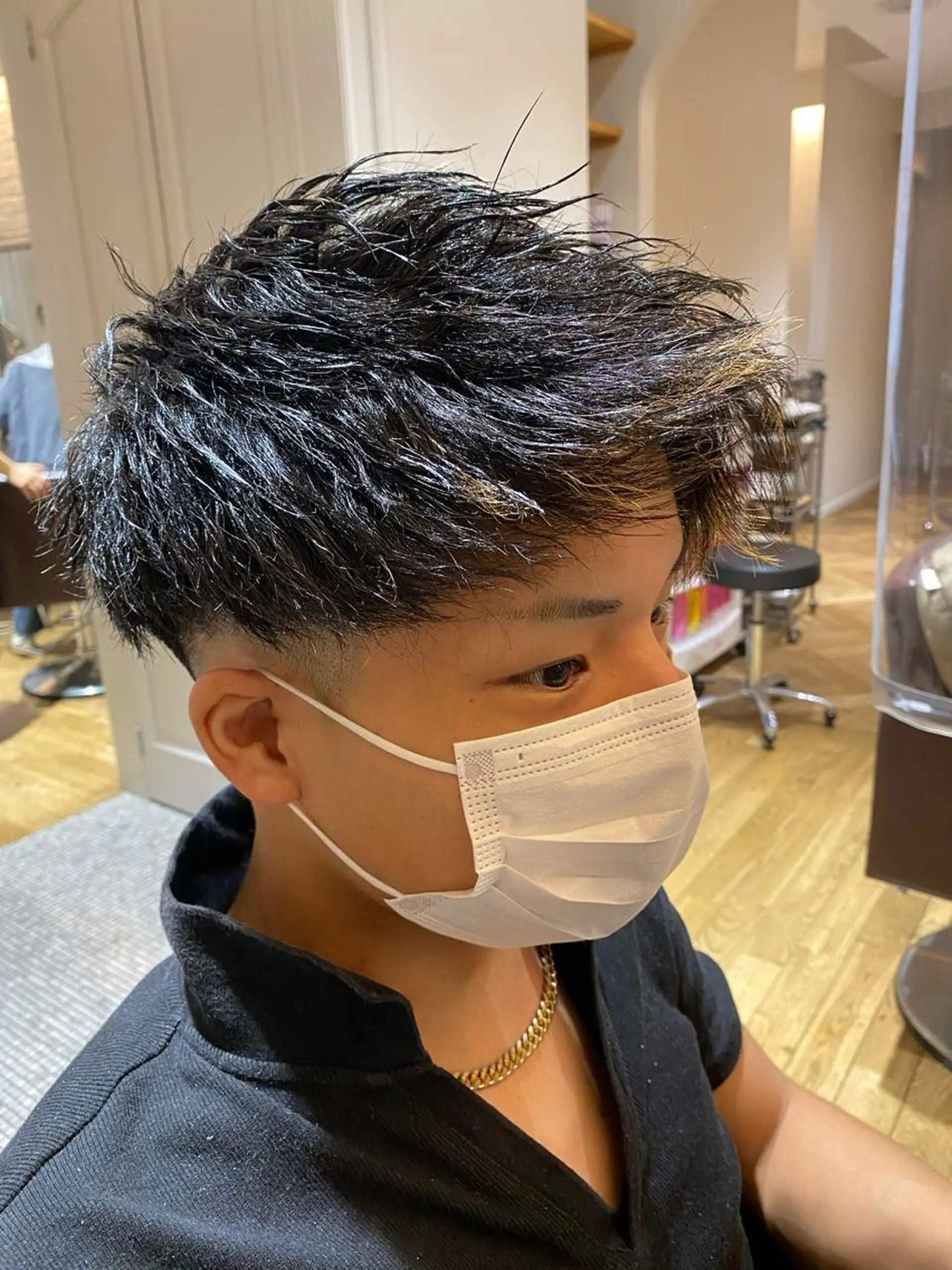 ショート メンズ フェードカット tasty private garden所属・🇨🇦海外美容師 FUMA🇨🇦のヘアスタイル