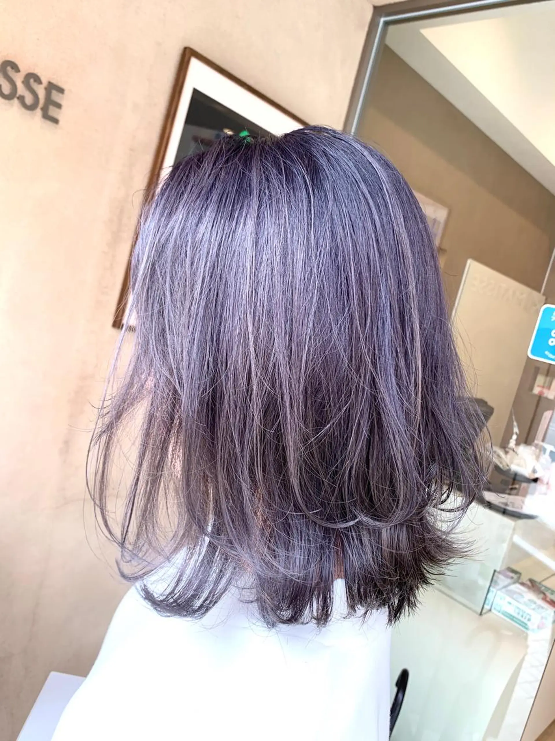 ミディアム カラー ラベンダーカラー ラベンダーグレー メンズカット/レイヤ ーカット大名Lay.のヘアスタイル