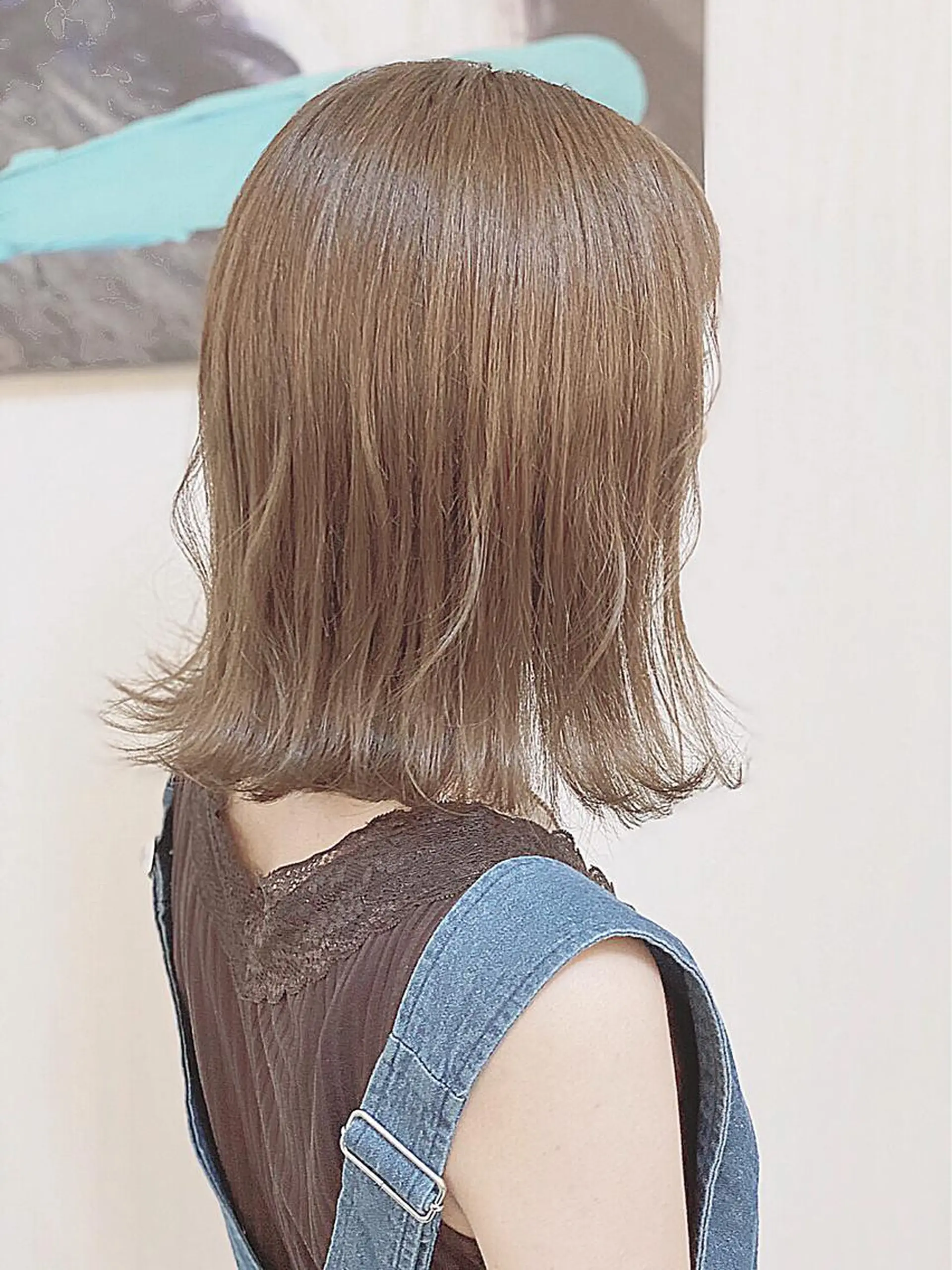 ミディアム カラー カット ヘアカラー トリートメント KEN 🌟のヘアスタイル