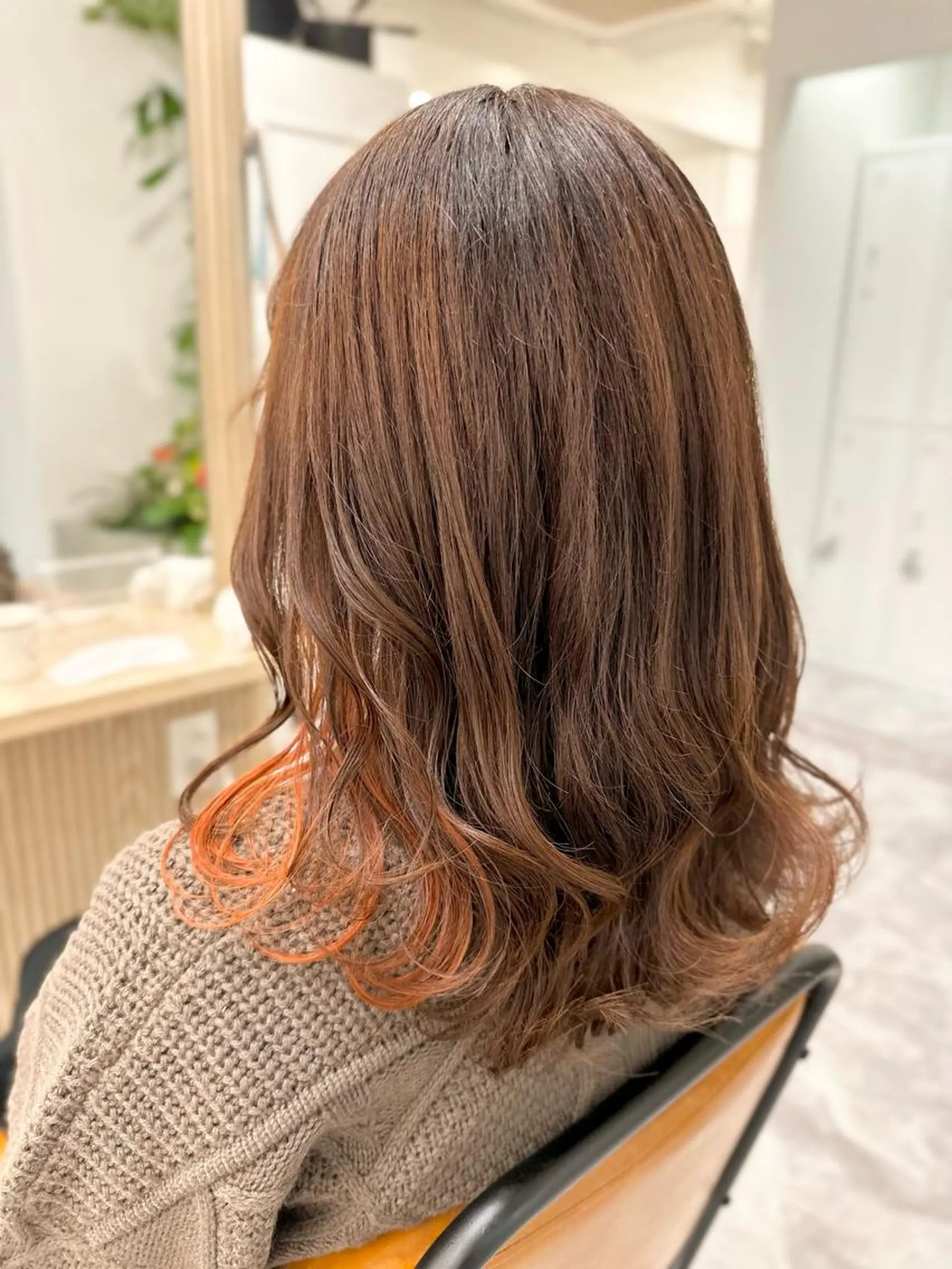 セミロング カラー 🍟月舘りほ カラー/髪質改善🍟のヘアスタイル