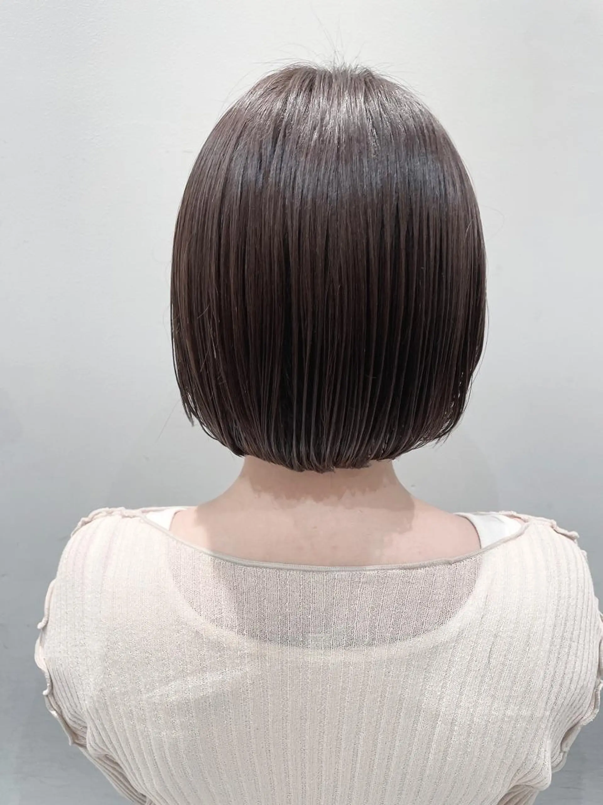 ショート カラー グレージュ ボブ カット ヘアカラー トリートメント 🦖鶴岡香純🦖 産休中のヘアスタイル