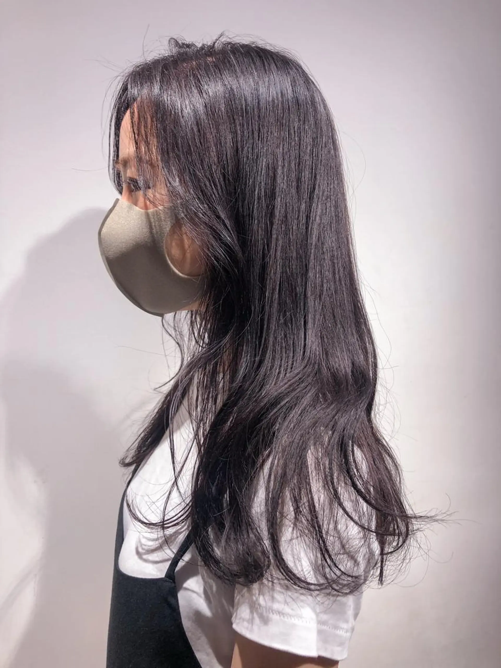 ミディアム カラー 圧倒的透明感カラー nana🦕のヘアスタイル