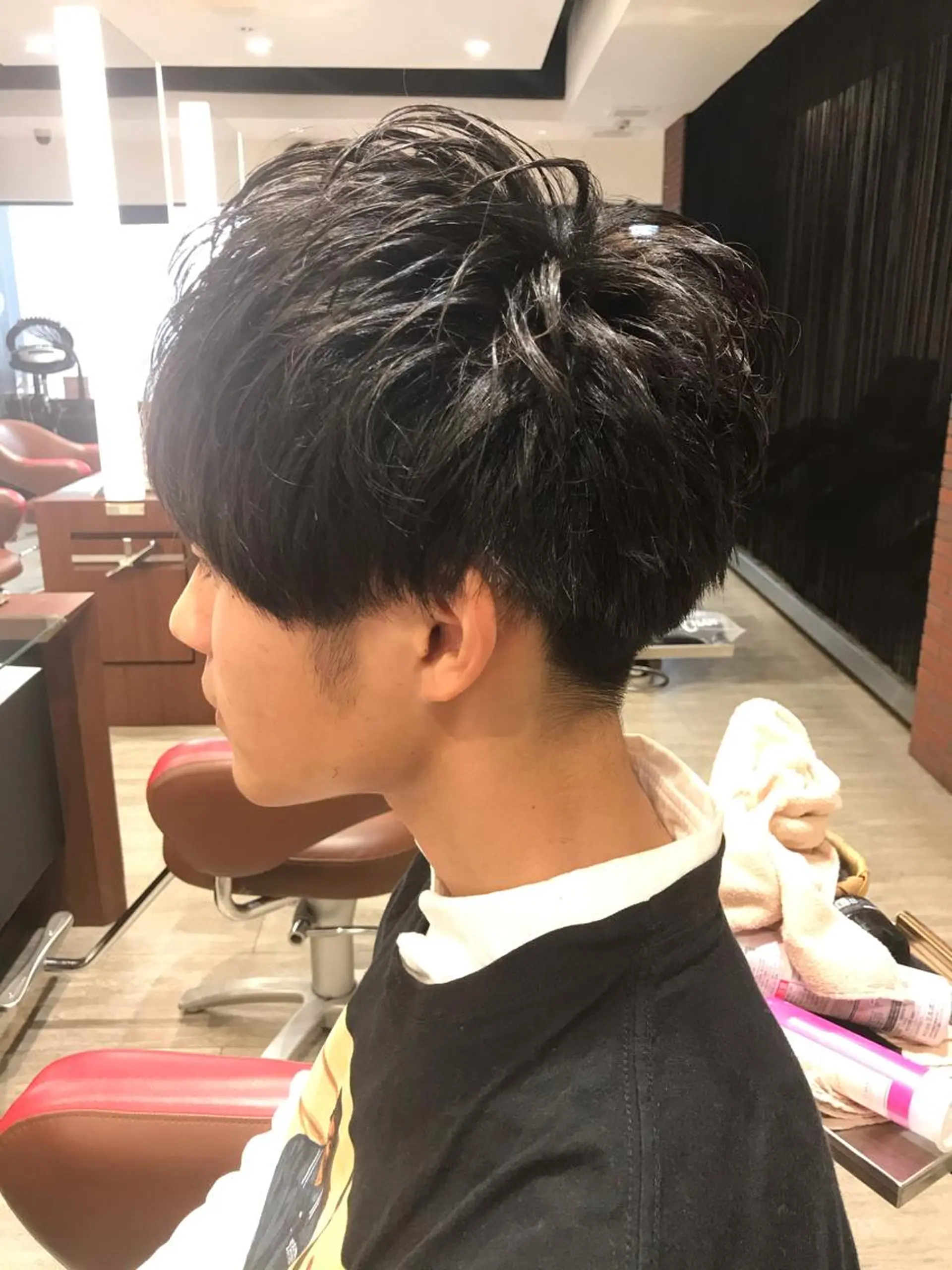 ショート パーマ メンズ マッシュ メンズパーマ 12月限定クーポン 💕大量更新ブリーチのヘアスタイル