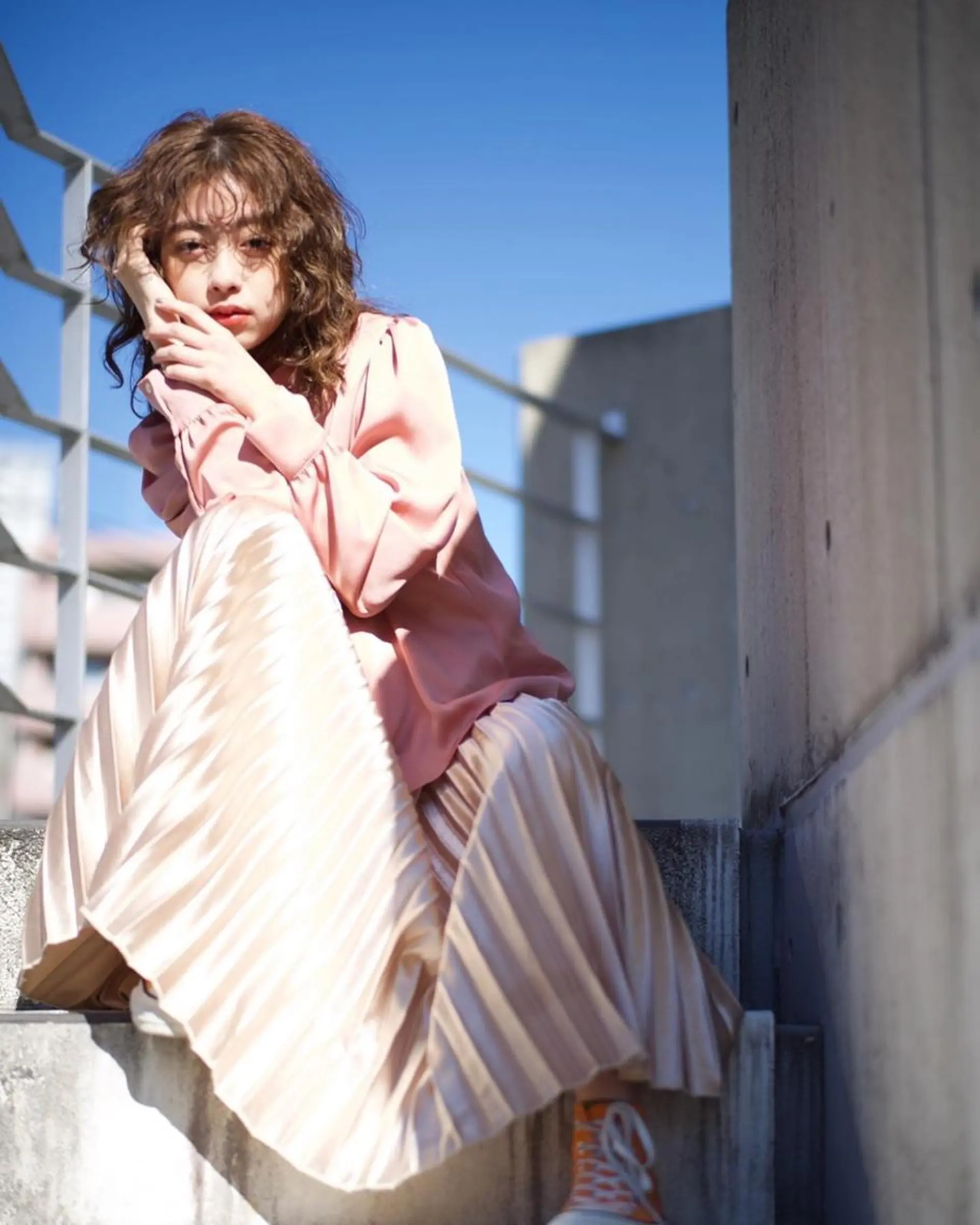 セミロング 🥛洒落髪小顔cut なら龍崎🥛のヘアスタイル