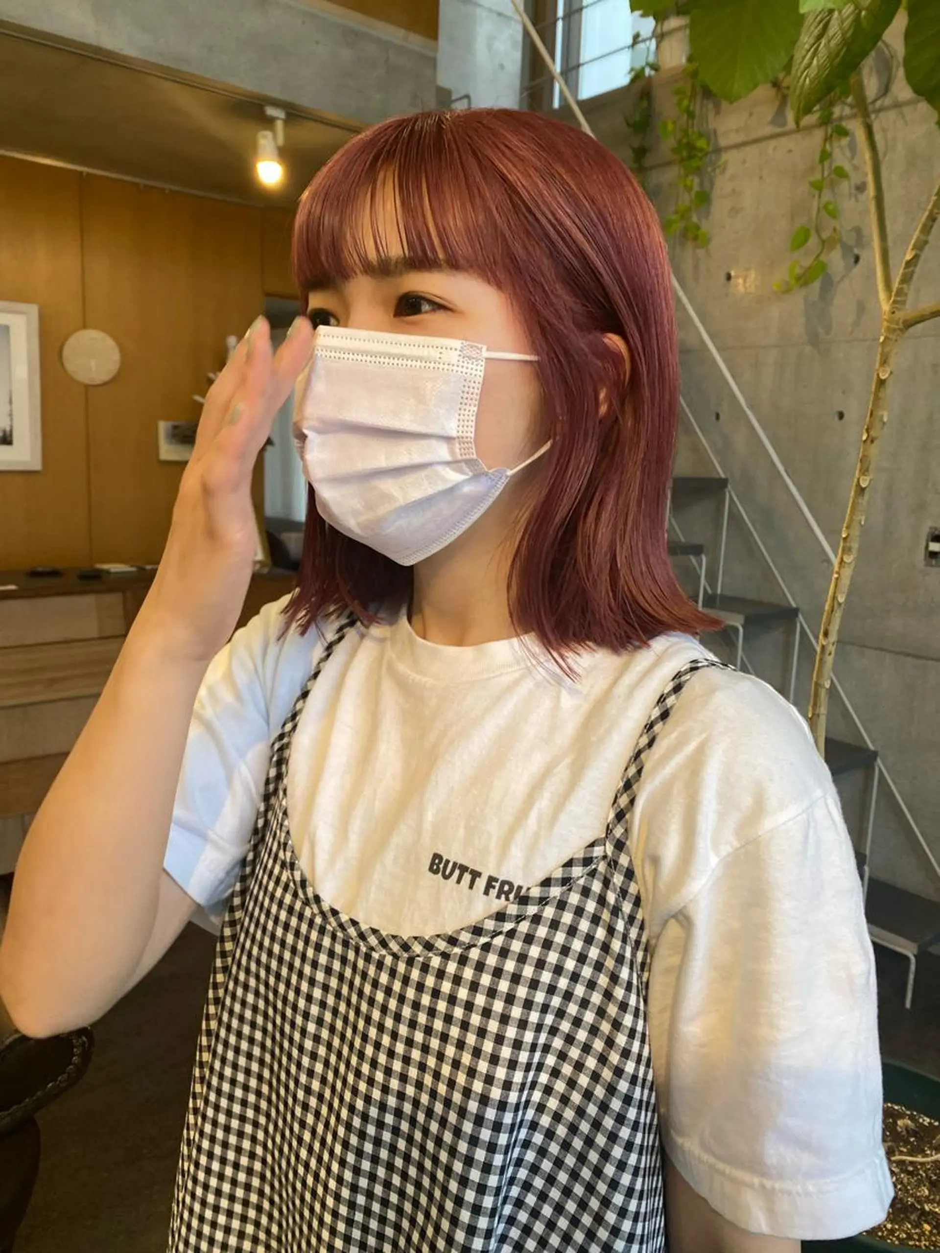 ショート カラー パーマ ヘアアレンジ メンズ キッズ マツエク・マツパ モリモト サナのヘアスタイル