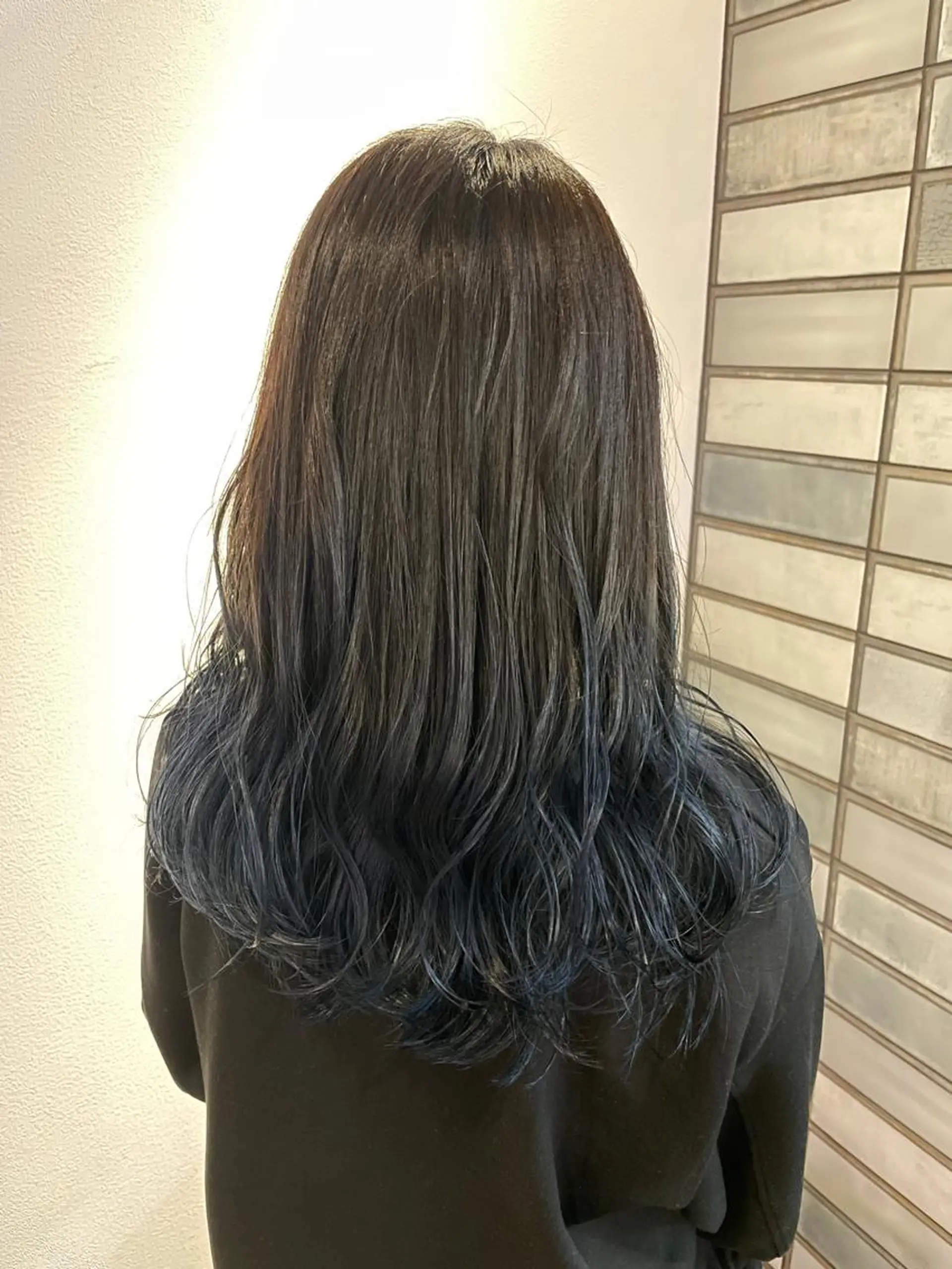 ロング カラー ヘアカラー トリートメント 福永速人 /メンズパーマのヘアスタイル
