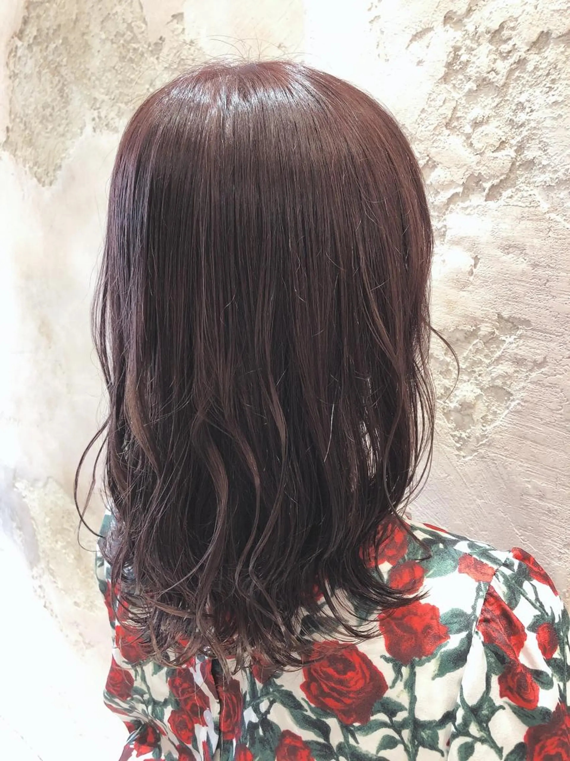 ミディアム カット ヘアカラー トリートメント 代表山口ひな 髪質改善のプロのヘアスタイル