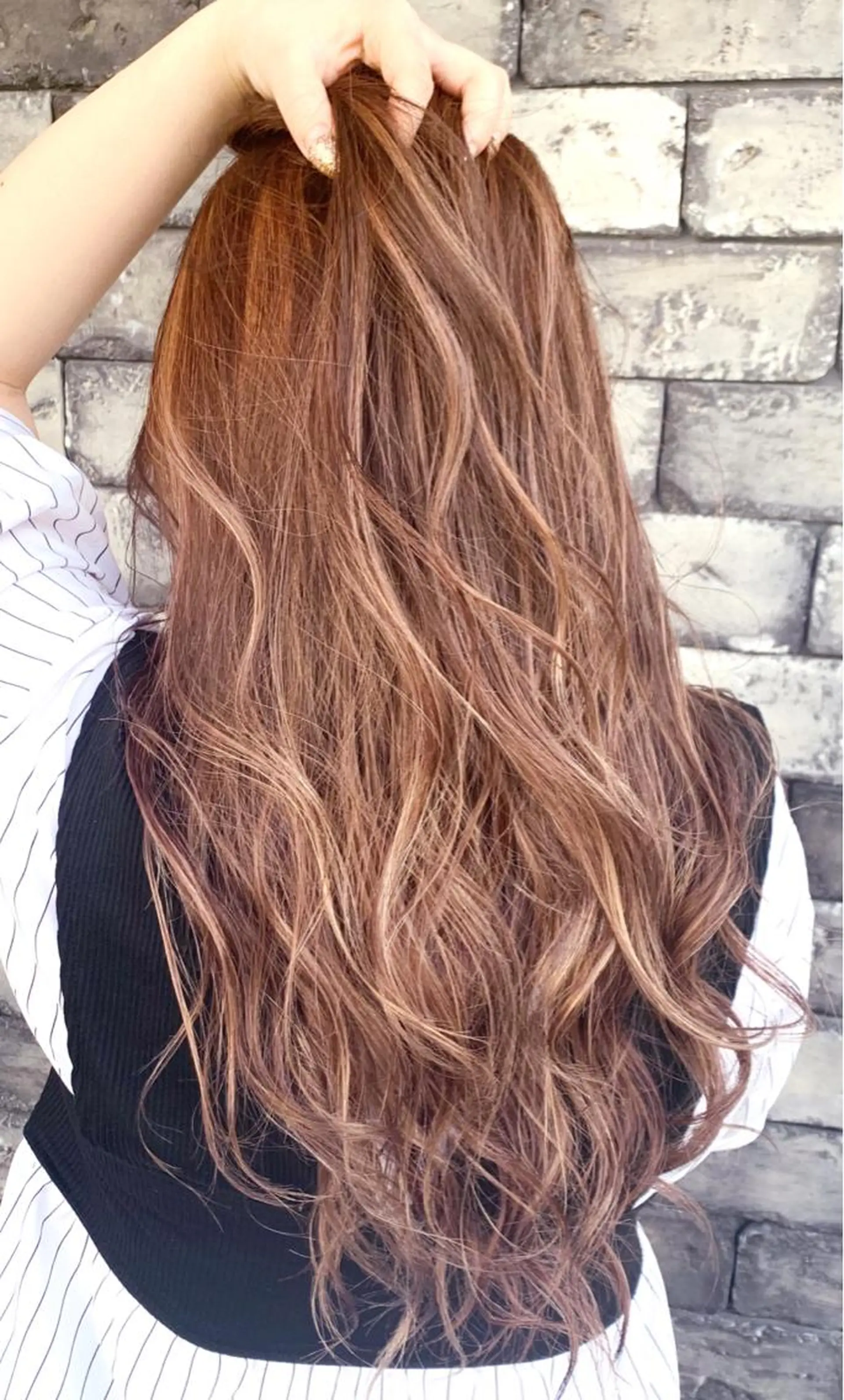 セミロング ハイライト ヘアカラー トリートメント ヘアセット ❤️千葉県代表❤️ 店長❤️柿本翔一朗のヘアスタイル