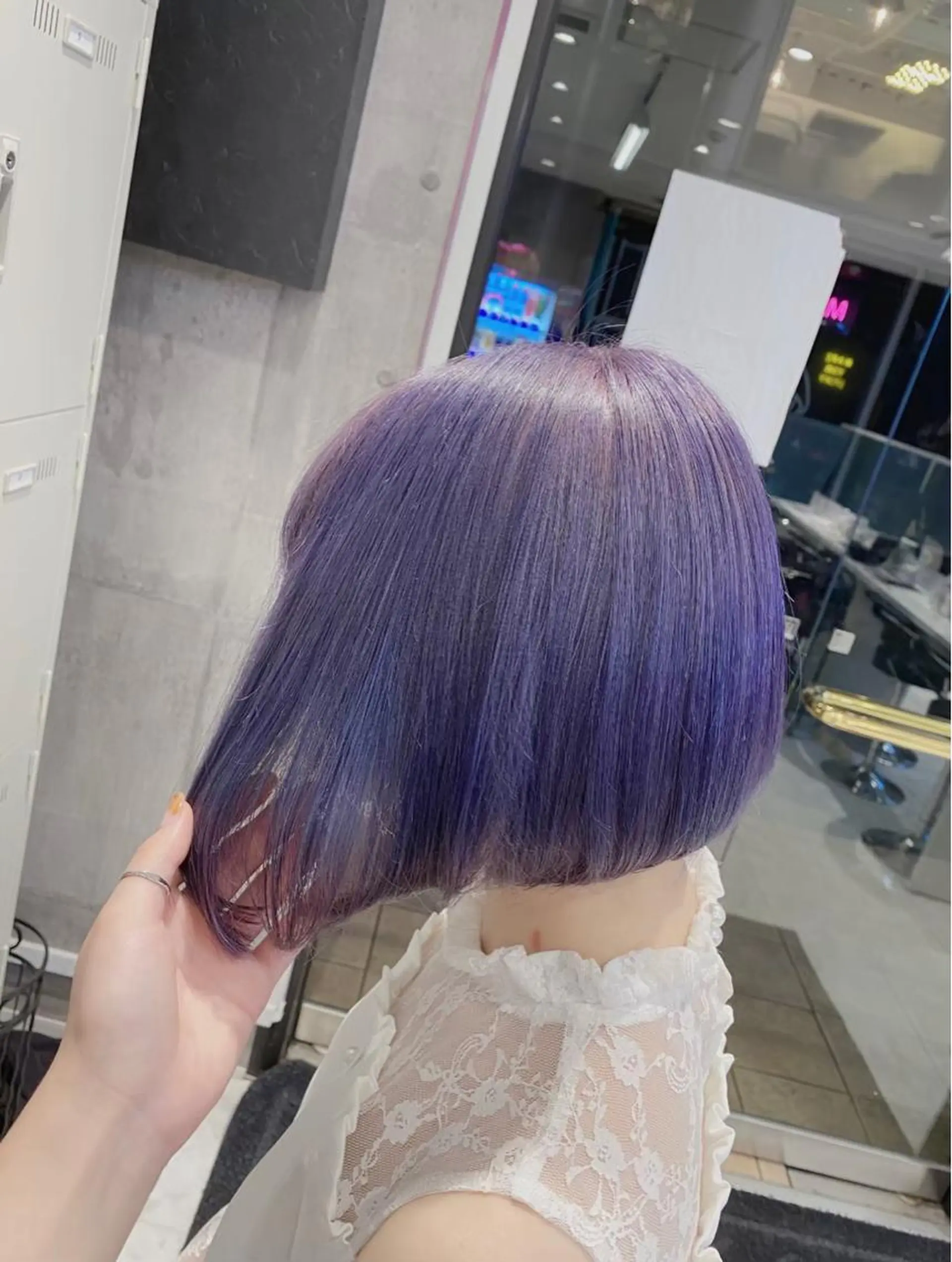 ショート ハイトーン×エクステ 💞くるみのヘアスタイル
