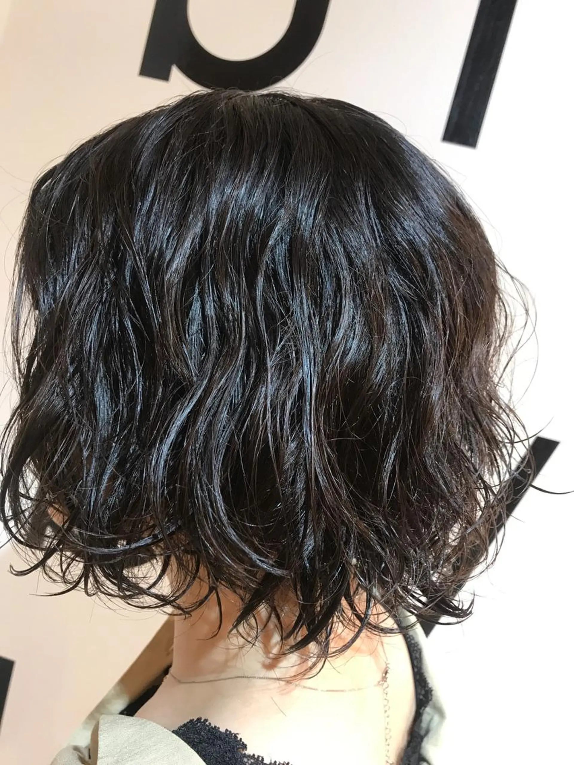 ミディアム カット パーマ ショートスタイル /tomo.のヘアスタイル