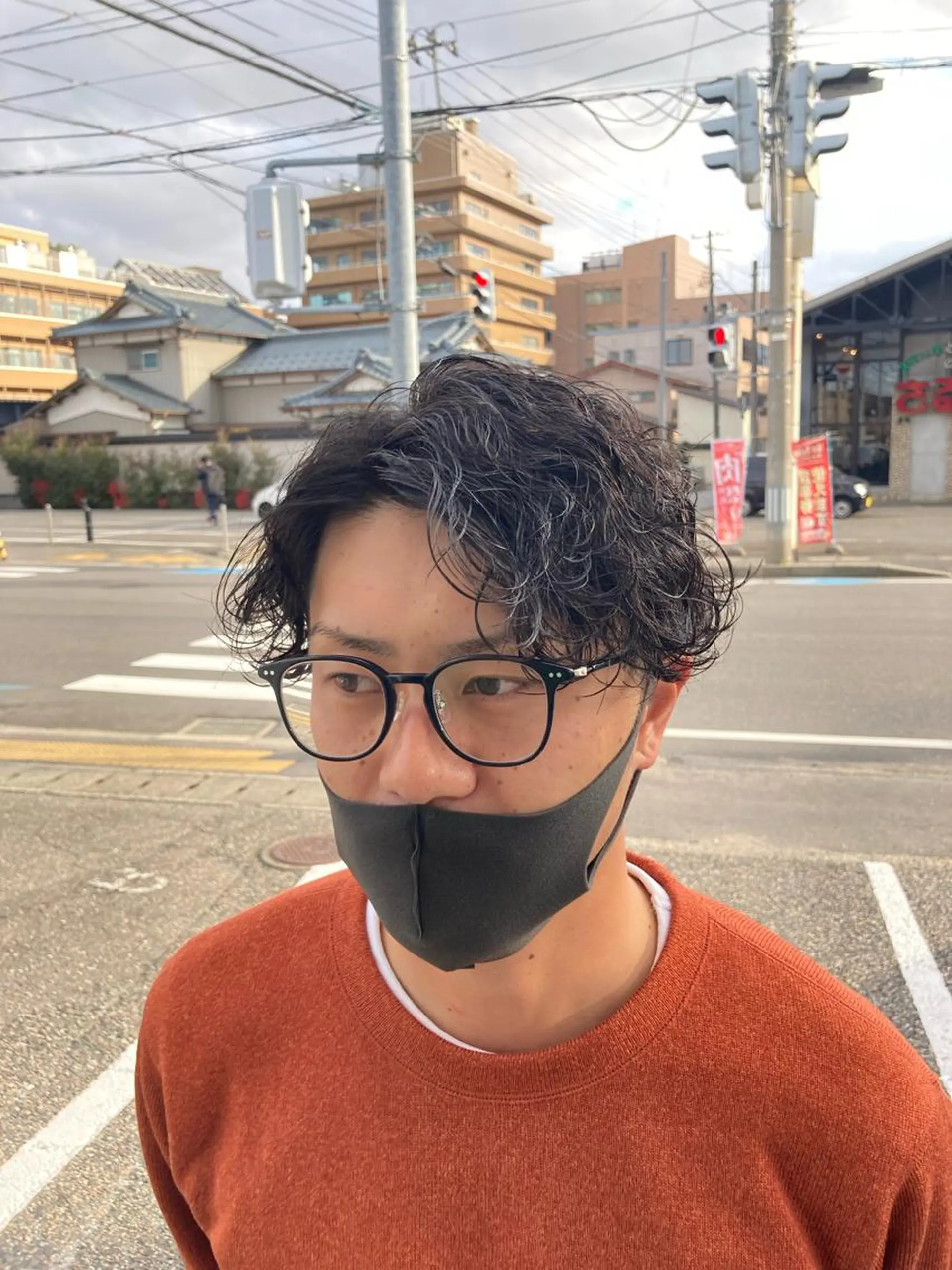 パーマ メンズ 波巻きパーマ パーマが得意な【最高 悠斗】のヘアスタイル