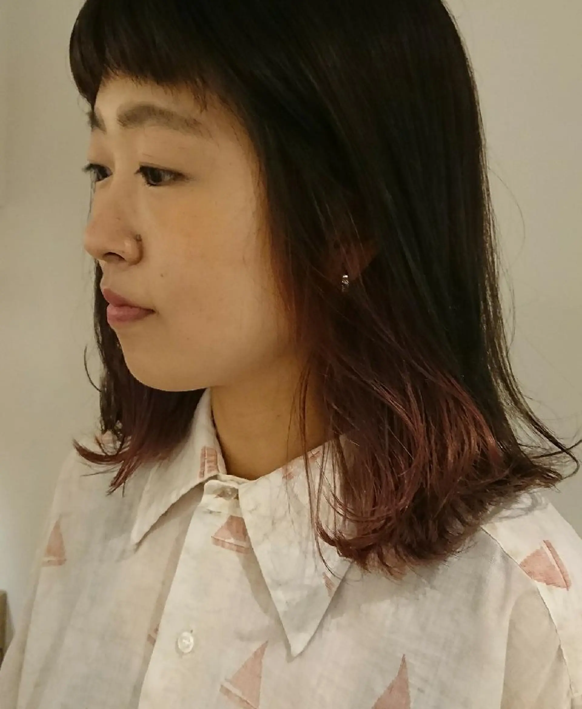 ミディアム カラー インナーカラー ラベンダーカラー ラベンダーピンク ピンクカラー coii コイ【原宿/表参道】のヘアスタイル