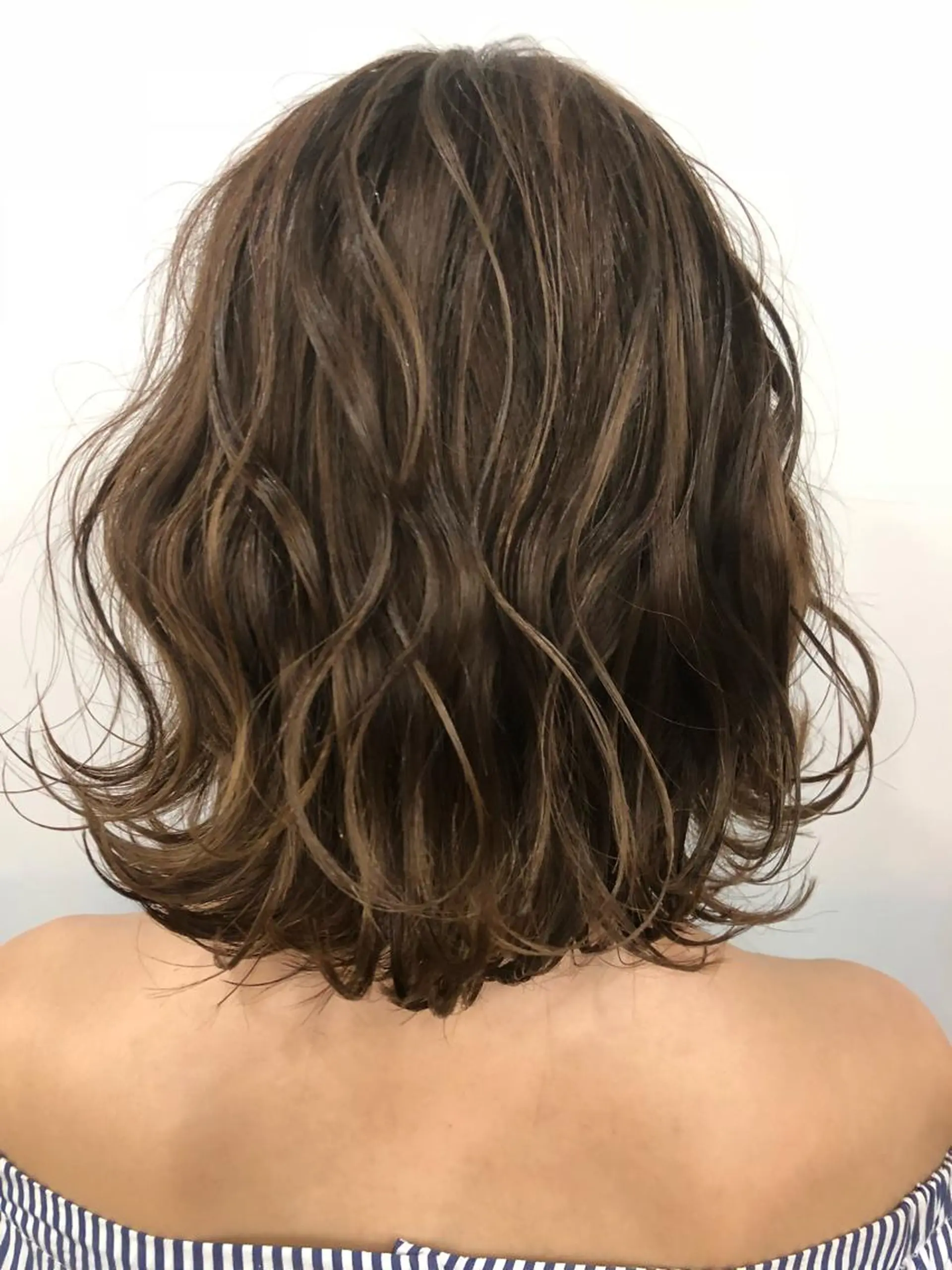 ミディアム カラー ベージュカラー ハイライトカラー ハイライト alpha. カラーエクステ下妻のヘアスタイル