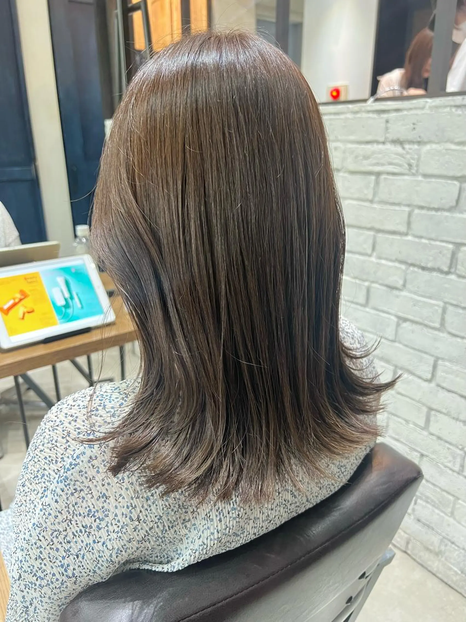ミディアム カラー グレージュ カット ヘアカラー ヘッドスパ 🌿ニュアンスヘア 🌿福田沙也加のヘアスタイル
