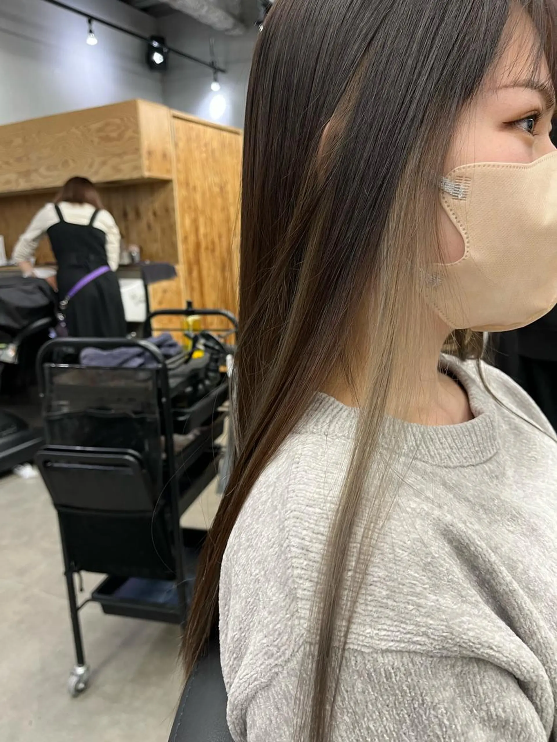 ロング カラー ベージュカラー インナーカラー カット ヘアカラー トリートメント メンズ支持率NO.1 マサキのヘアスタイル