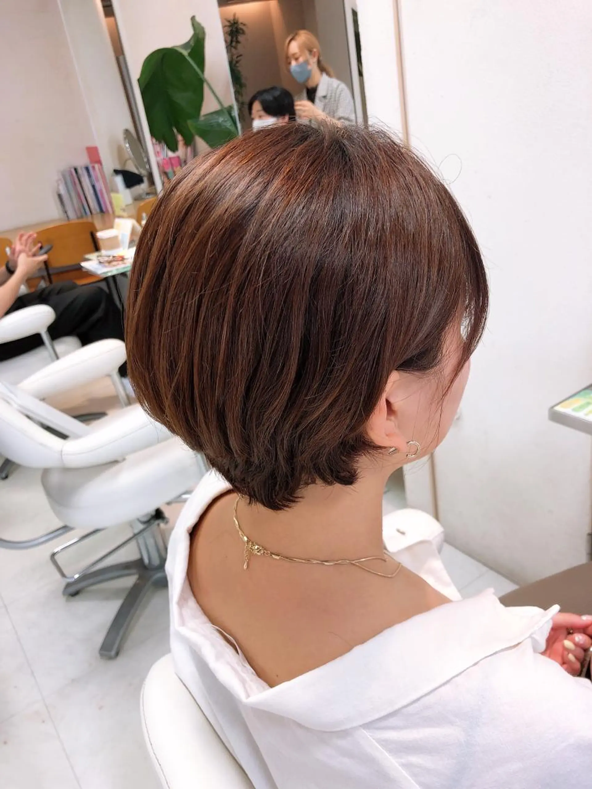 ショート 丸みショート ショートヘア カット 阿部 美咲のヘアスタイル