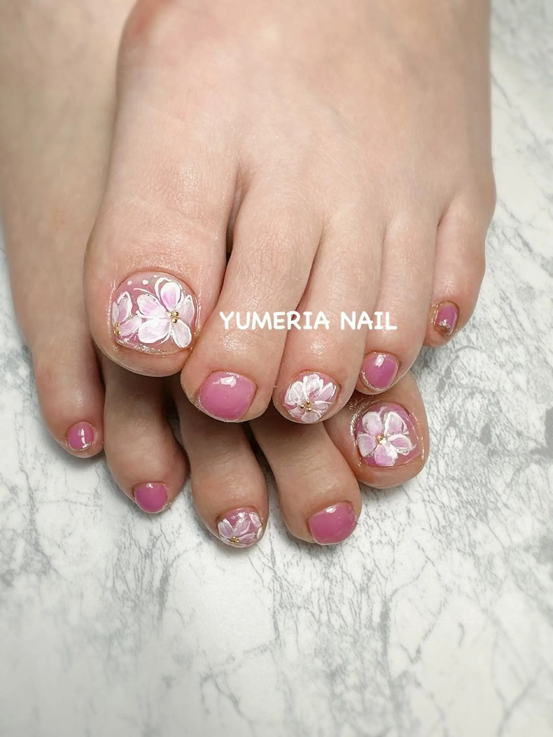 ネイル フットネイル YUMERIA NAIL所属・久米川💗店舗サロン 💅✨YUMERIAのネイルデザイン