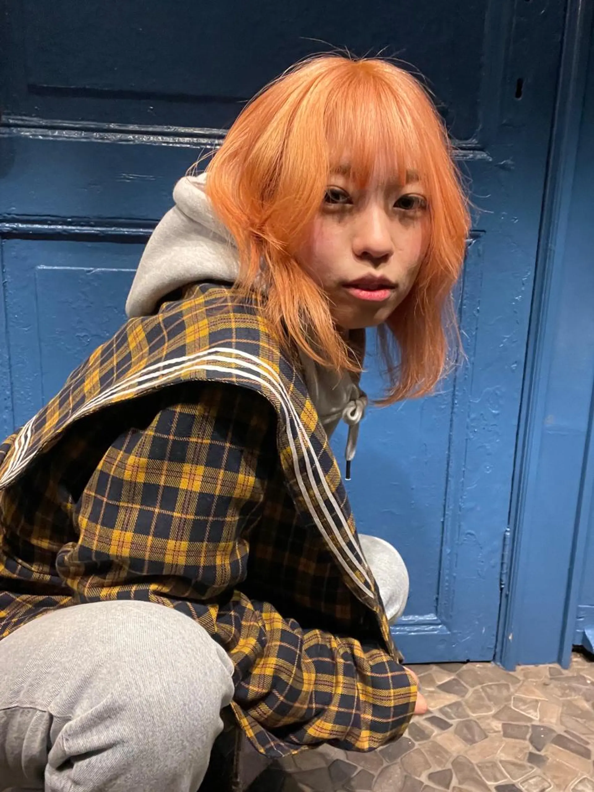 ミディアム 栗林 茉那のヘアスタイル