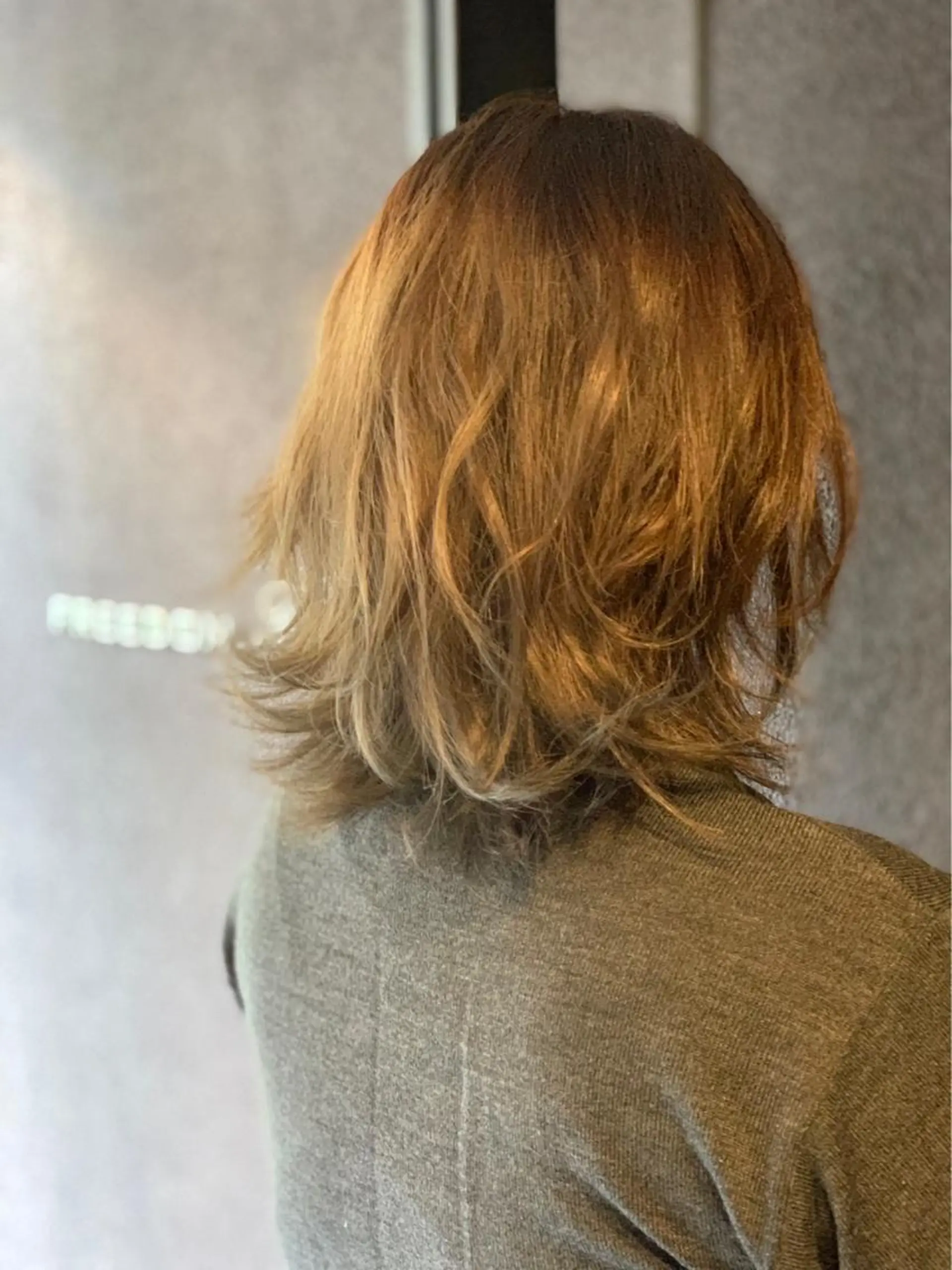 ミディアム アッシュ レイヤーカット 田中 巧のヘアスタイル
