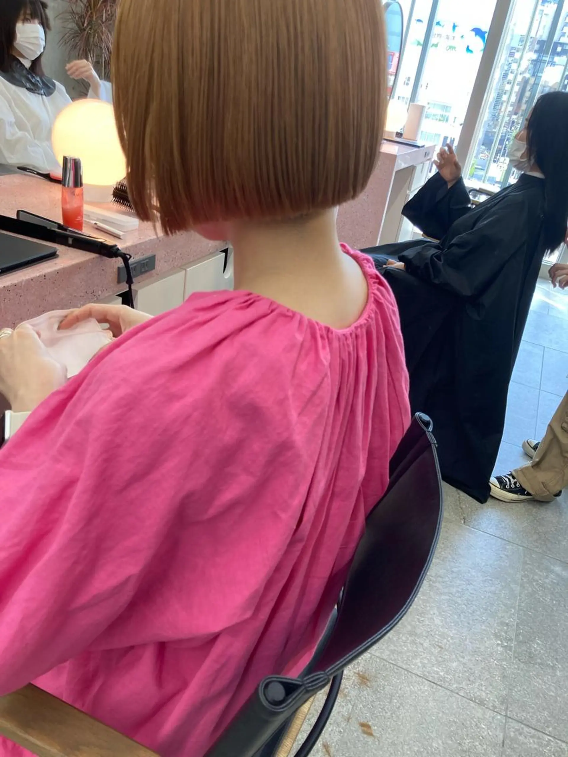 ミディアム ボブ カット トリートメント 小木曽智美 /ボブ/ショートのヘアスタイル