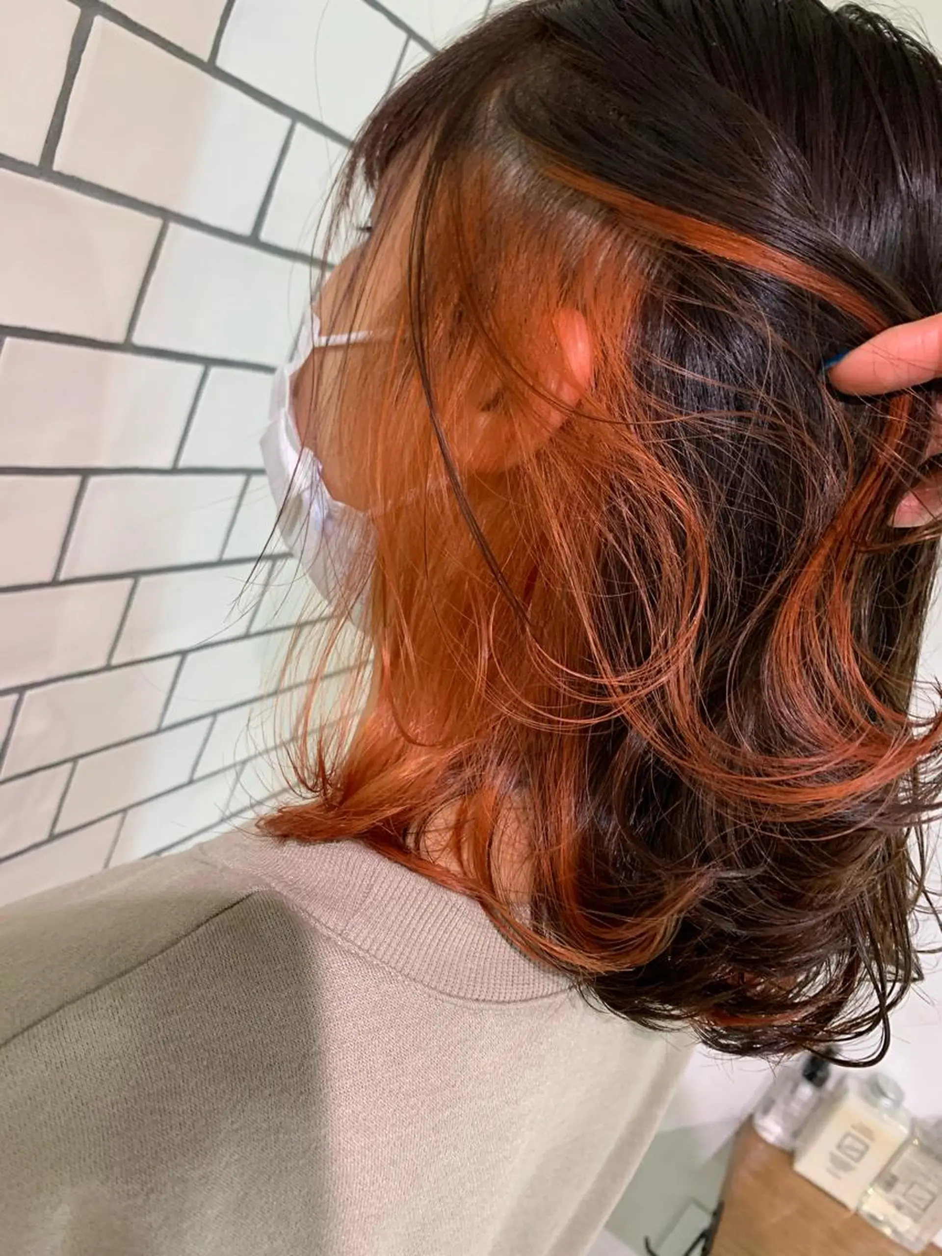 ミディアム カラー ヘアアレンジ 指名支持率NO.1 スタイリストのヘアスタイル